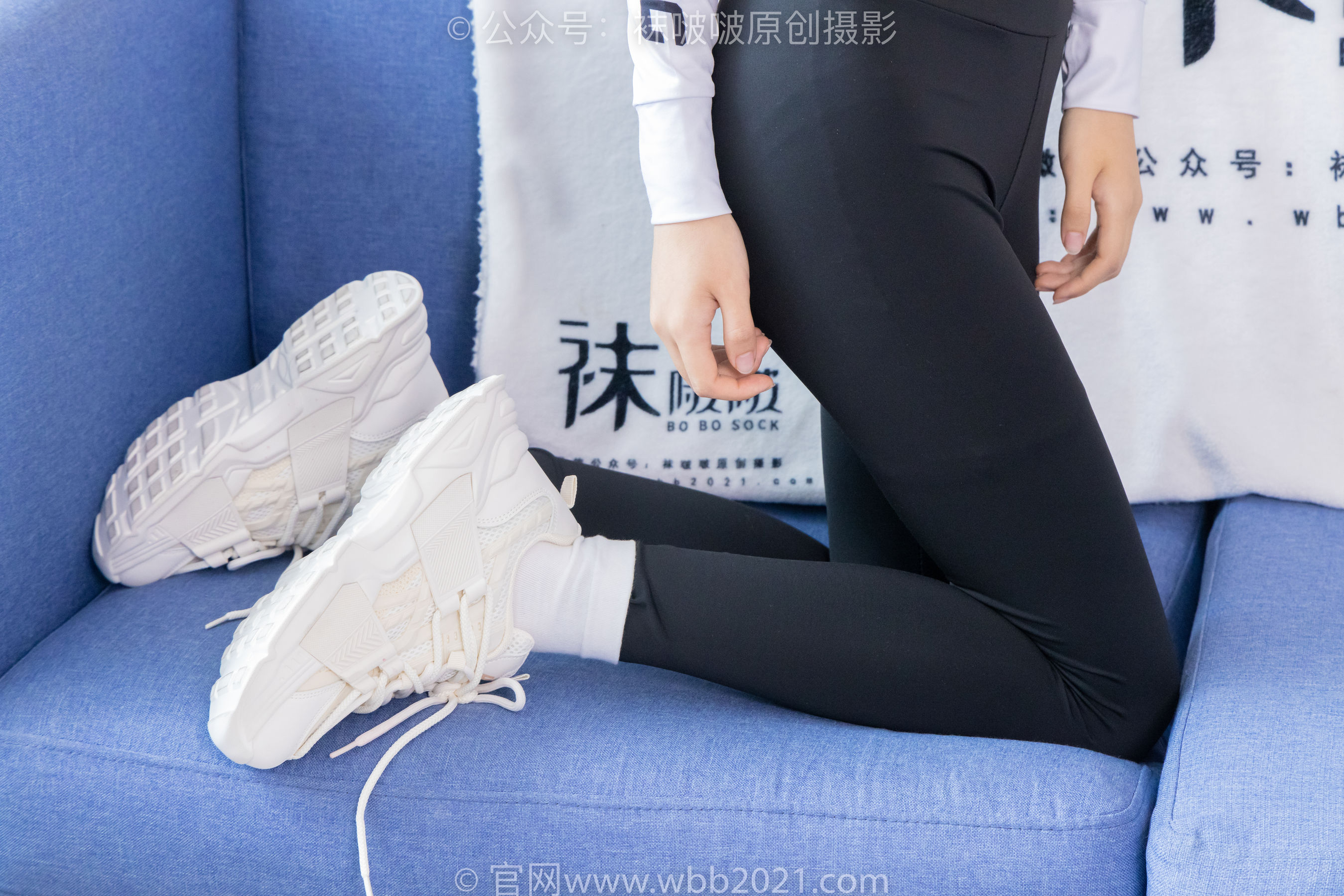 BoBoSocks袜啵啵 No.410 糯米 -运动鞋、白棉袜、肉丝、瑜伽裤裤里丝