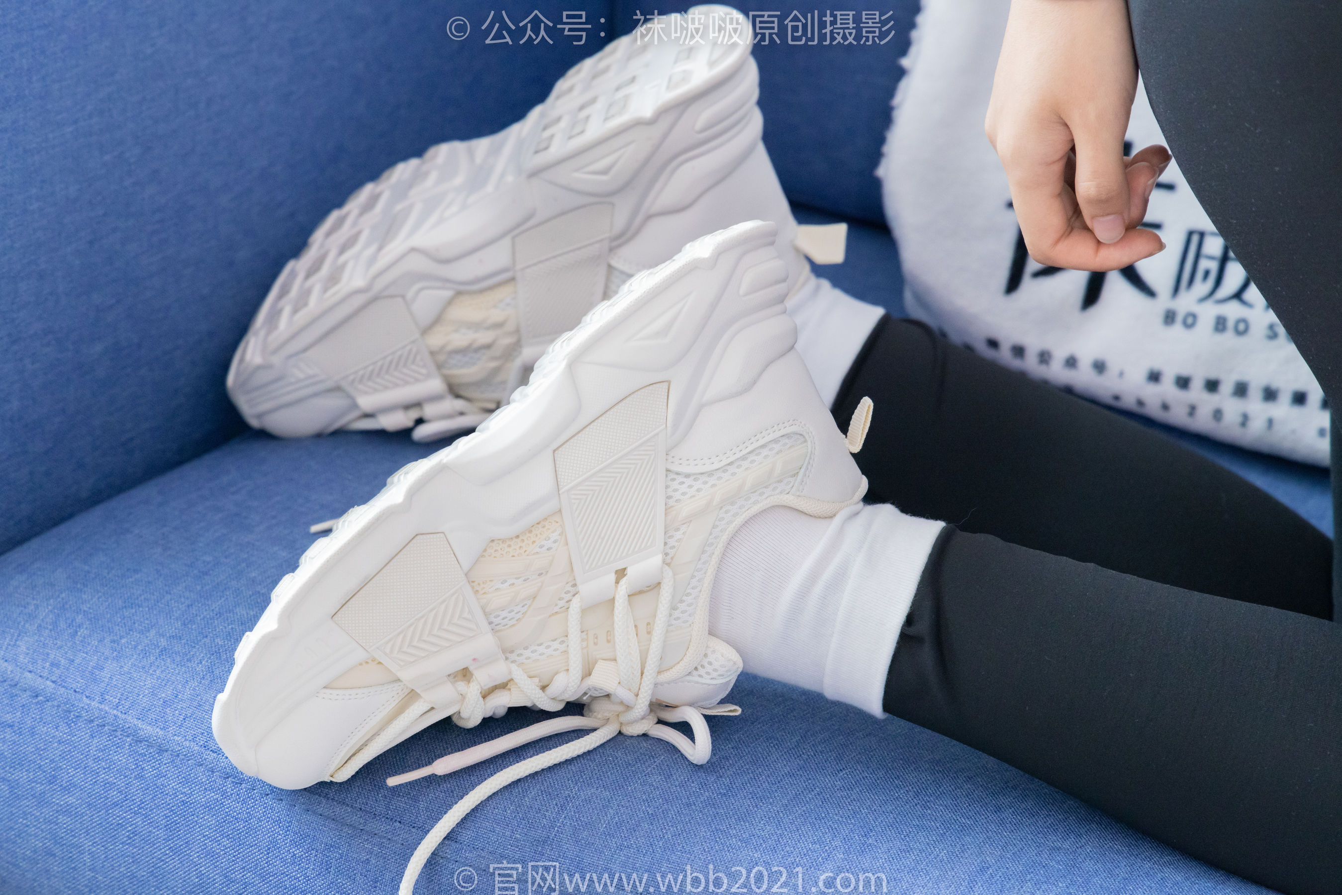 BoBoSocks袜啵啵 No.410 糯米 -运动鞋、白棉袜、肉丝、瑜伽裤裤里丝