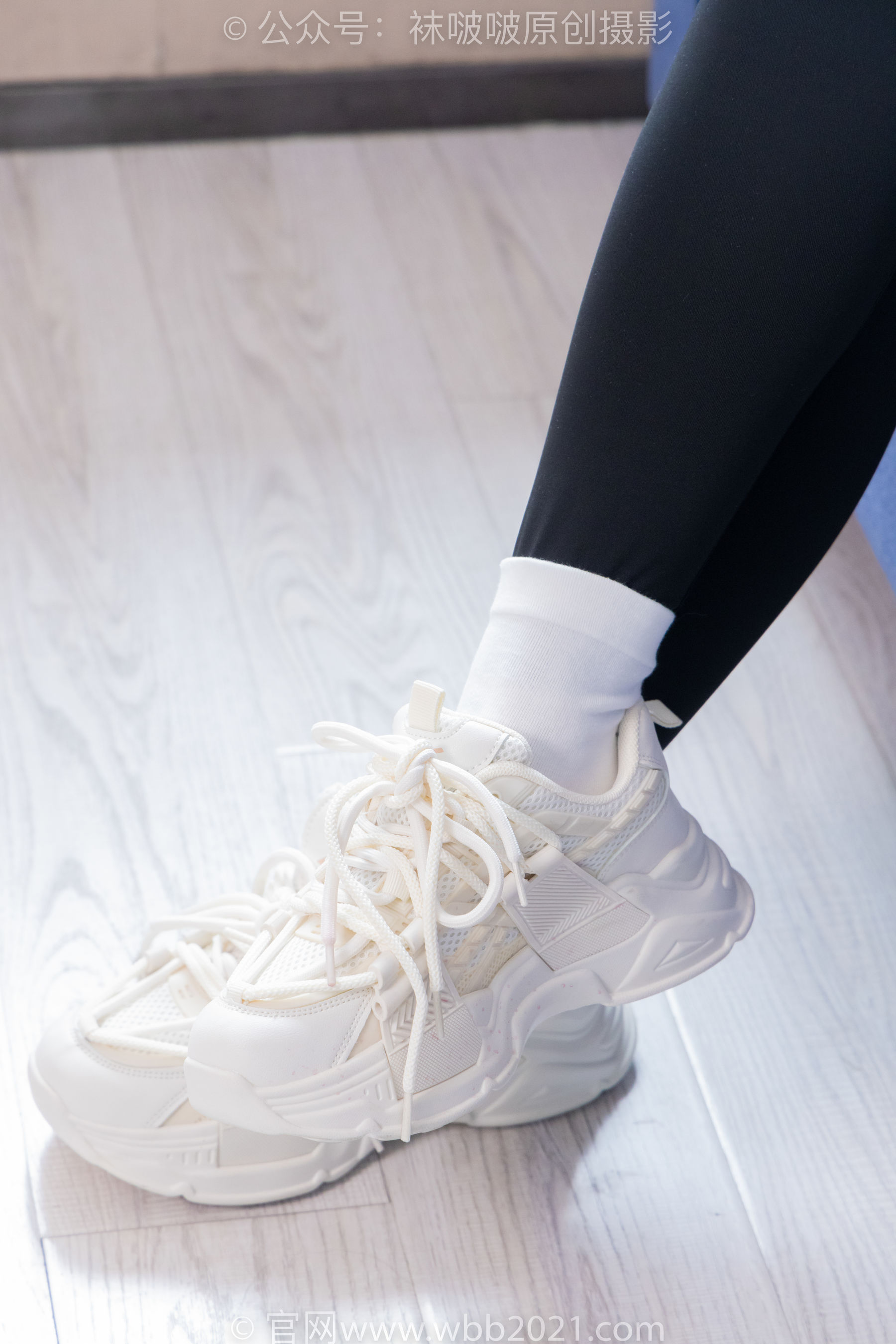 BoBoSocks袜啵啵 No.410 糯米 -运动鞋、白棉袜、肉丝、瑜伽裤裤里丝