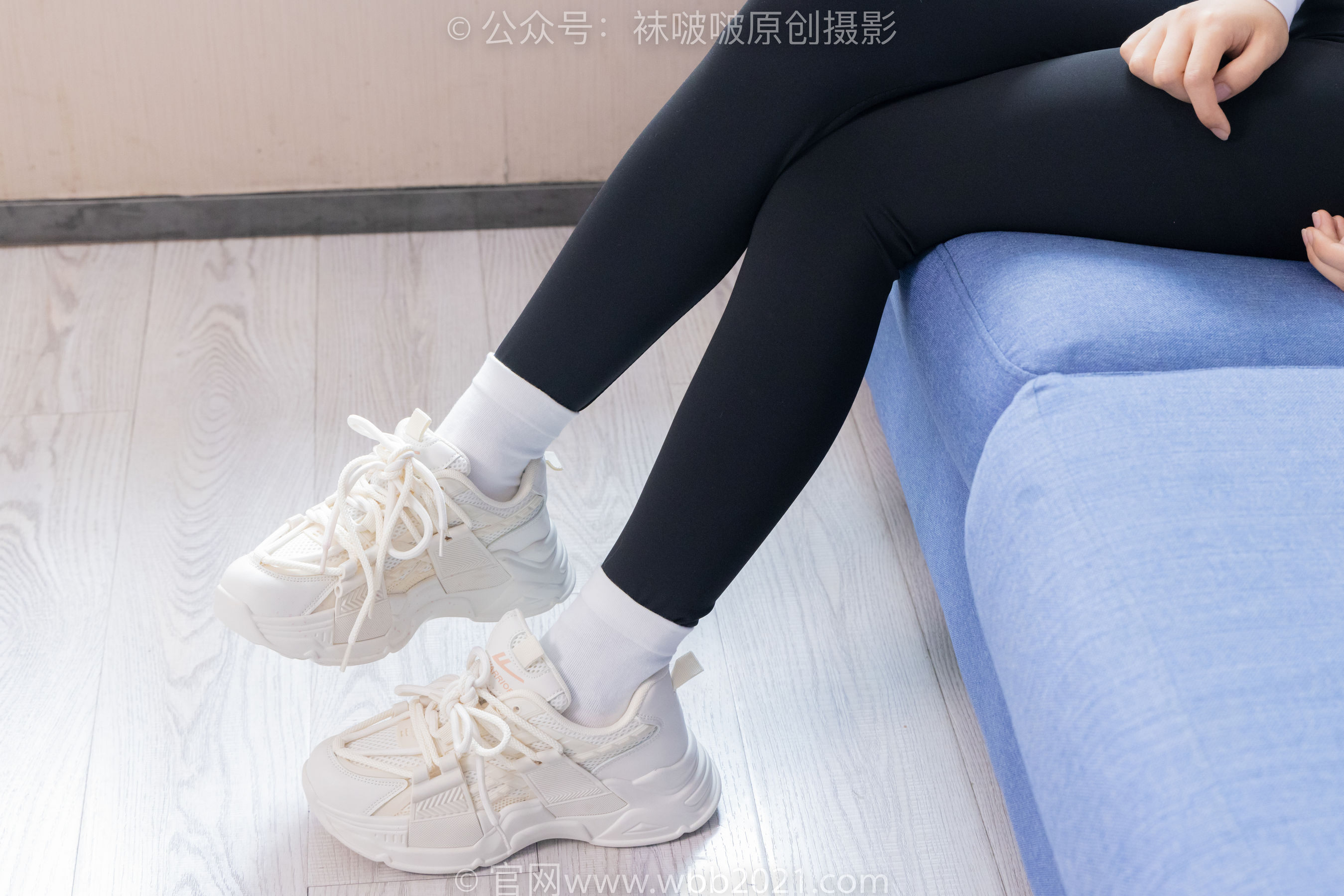 BoBoSocks袜啵啵 No.410 糯米 -运动鞋、白棉袜、肉丝、瑜伽裤裤里丝