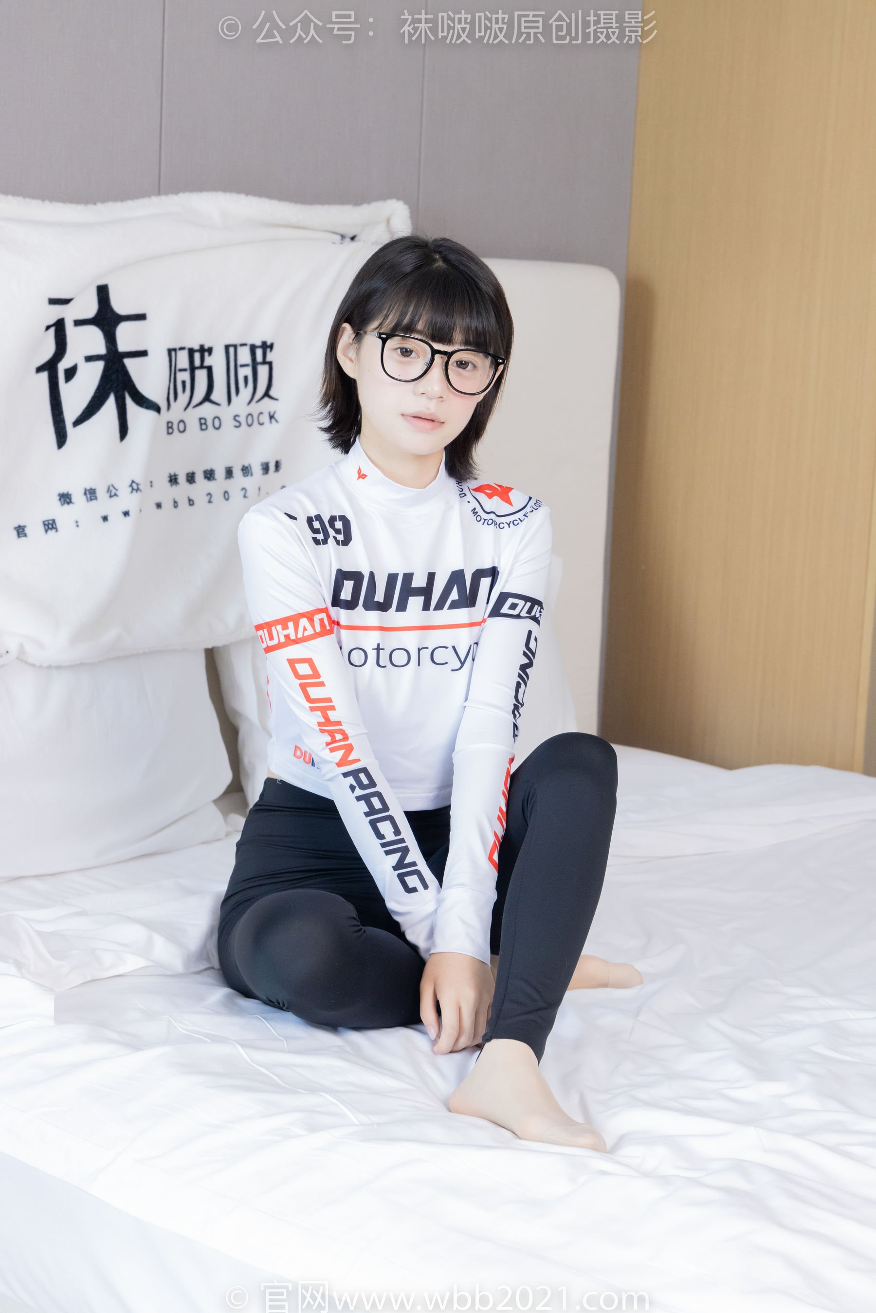 BoBoSocks袜啵啵 No.410 糯米 -运动鞋、白棉袜、肉丝、瑜伽裤裤里丝