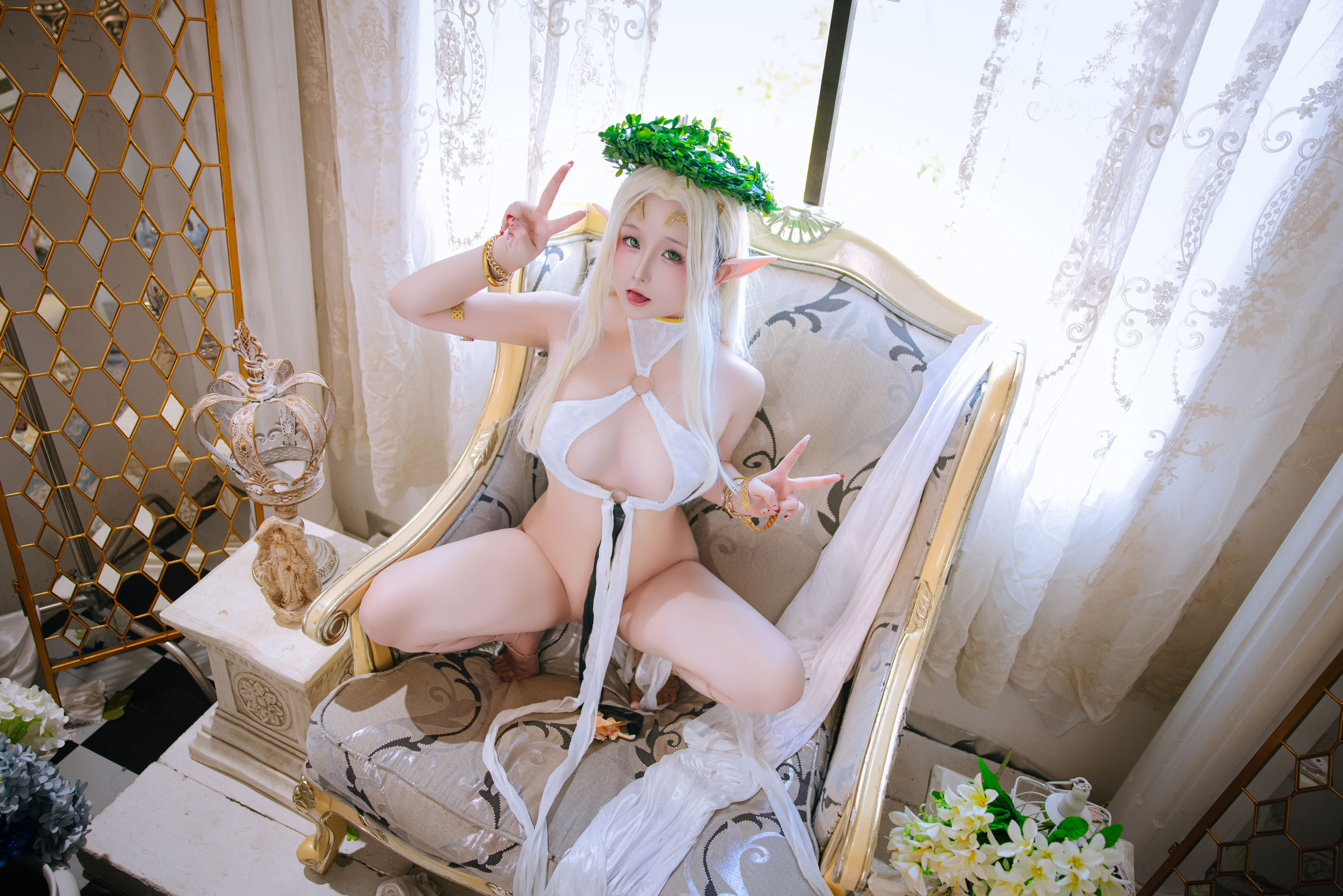 Cosplay日奈娇 - 白精灵