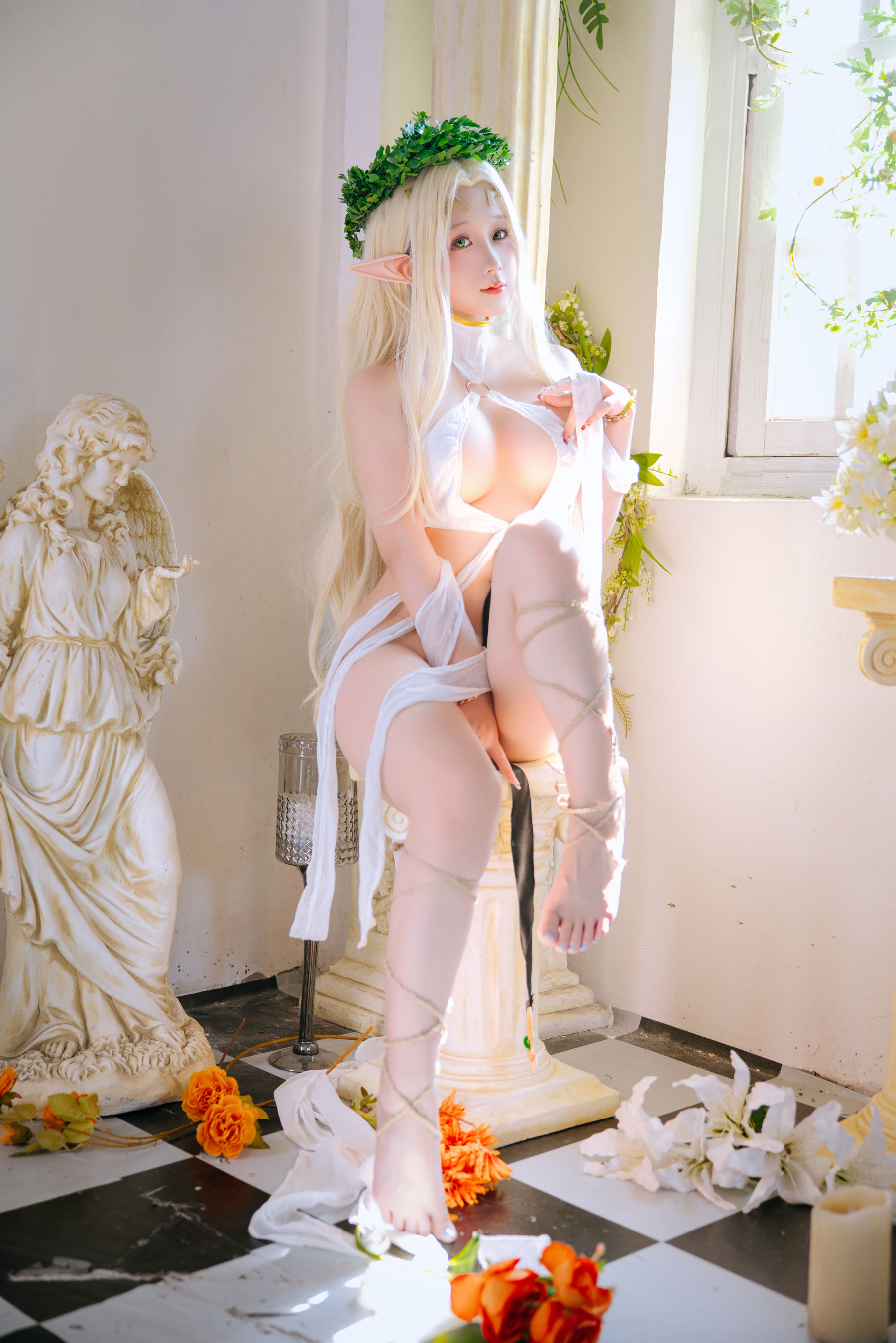 Cosplay日奈娇 - 白精灵