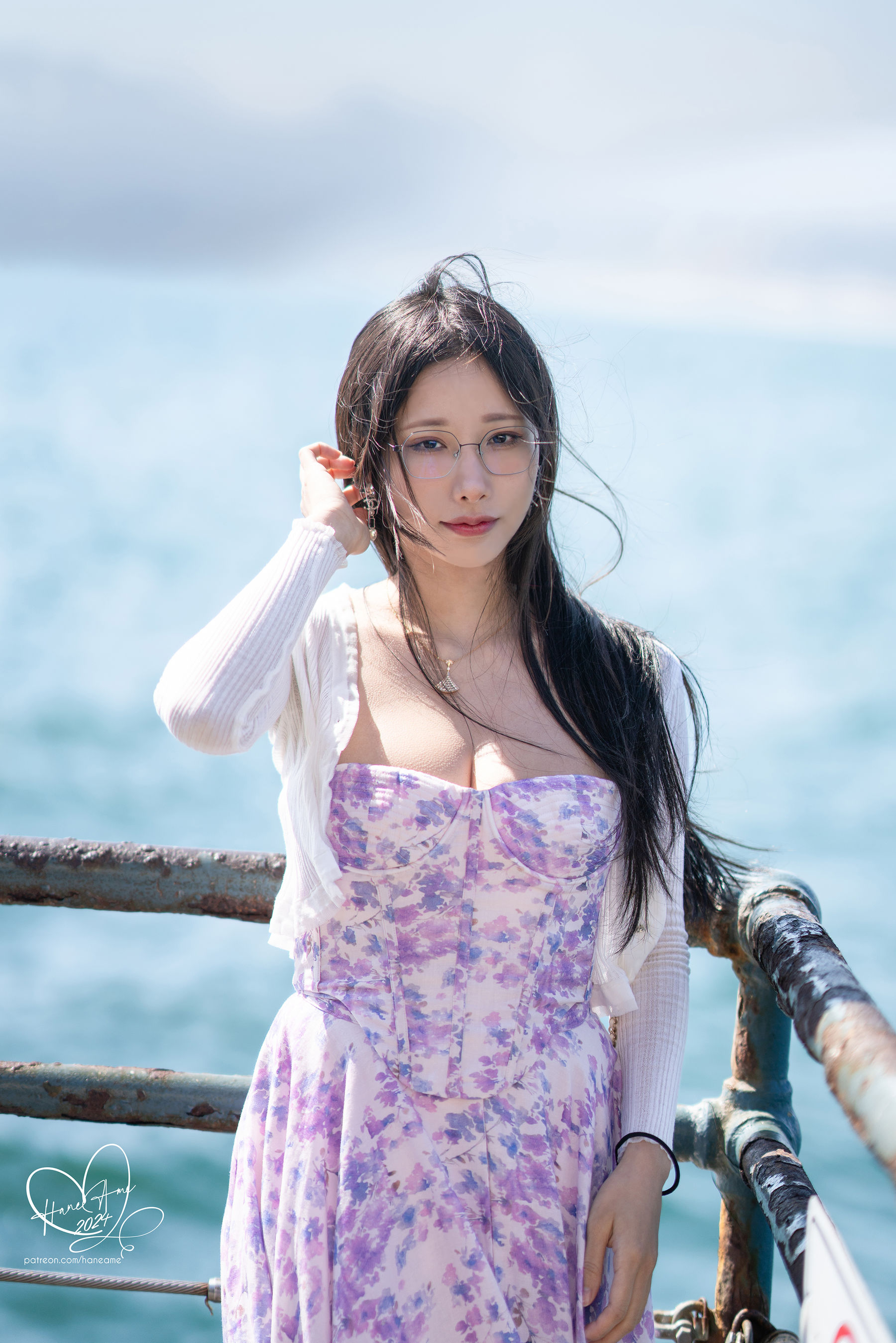 Hane Ame 雨波写真 - 眼鏡女友 夏末回忆