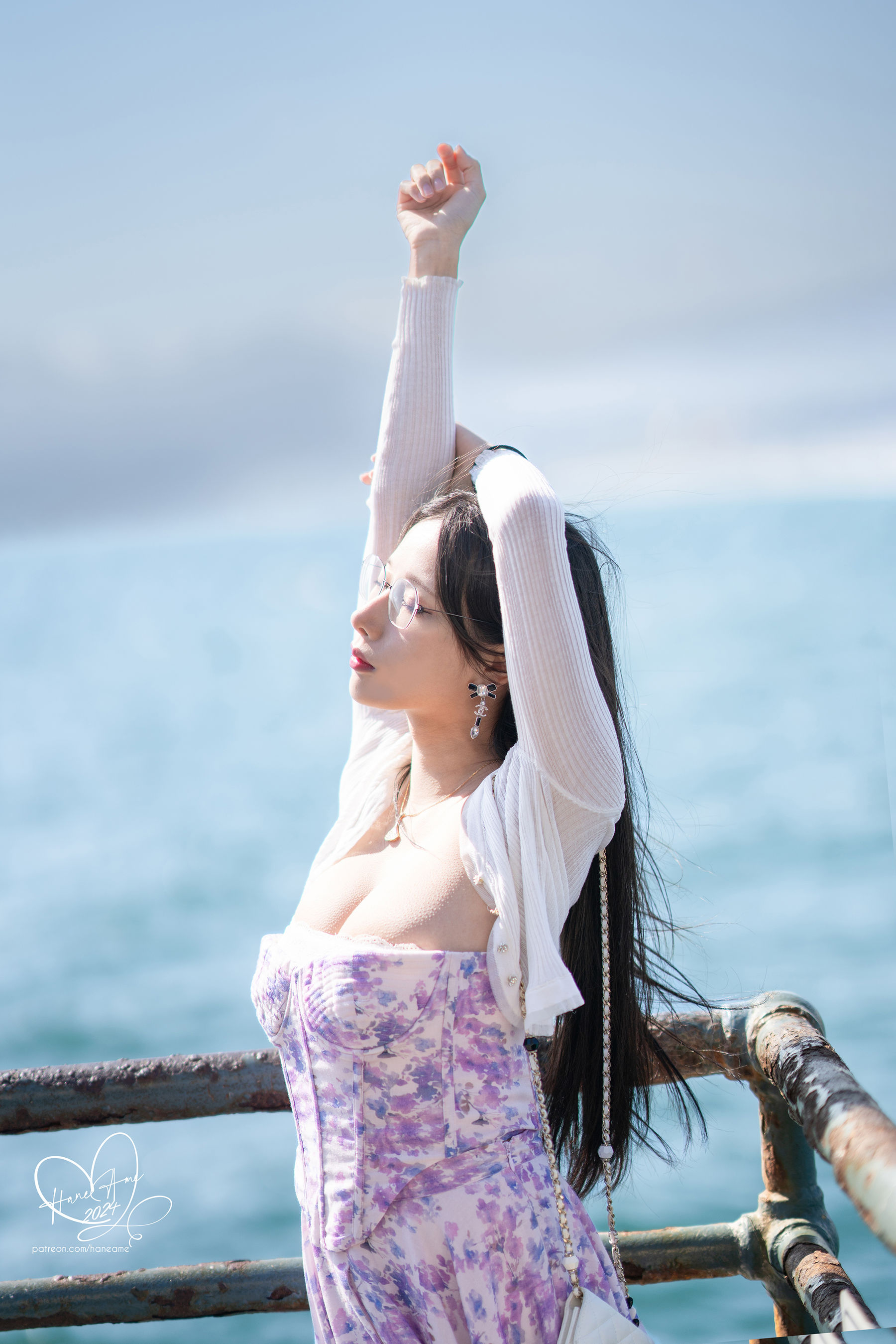 Hane Ame 雨波写真 - 眼鏡女友 夏末回忆