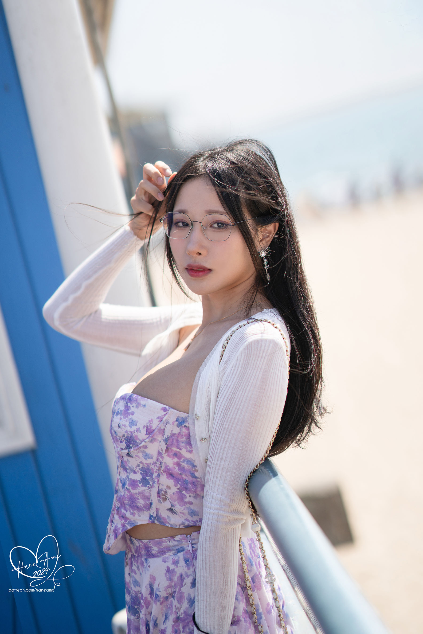 Hane Ame 雨波写真 - 眼鏡女友 夏末回忆