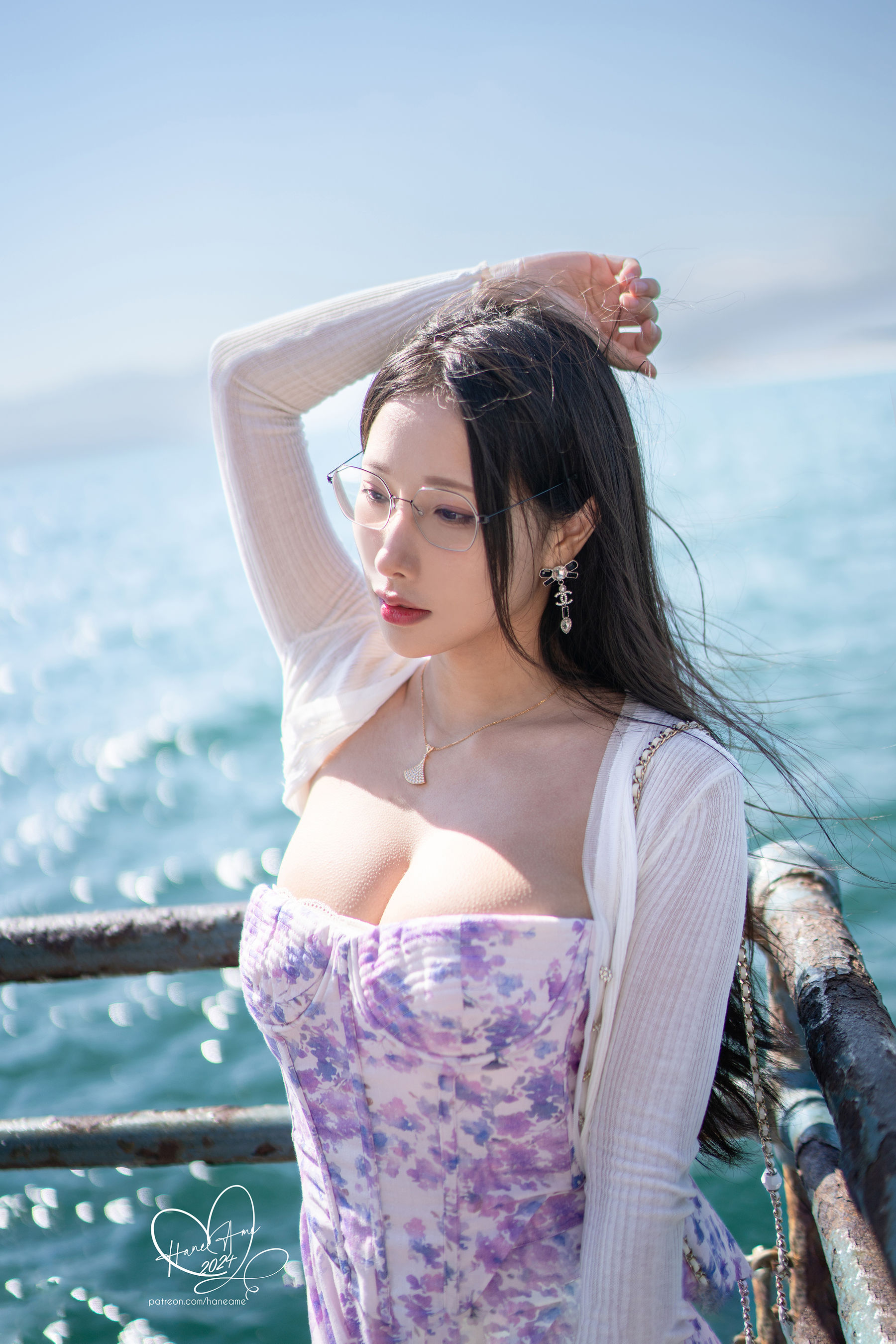 Hane Ame 雨波写真 - 眼鏡女友 夏末回忆