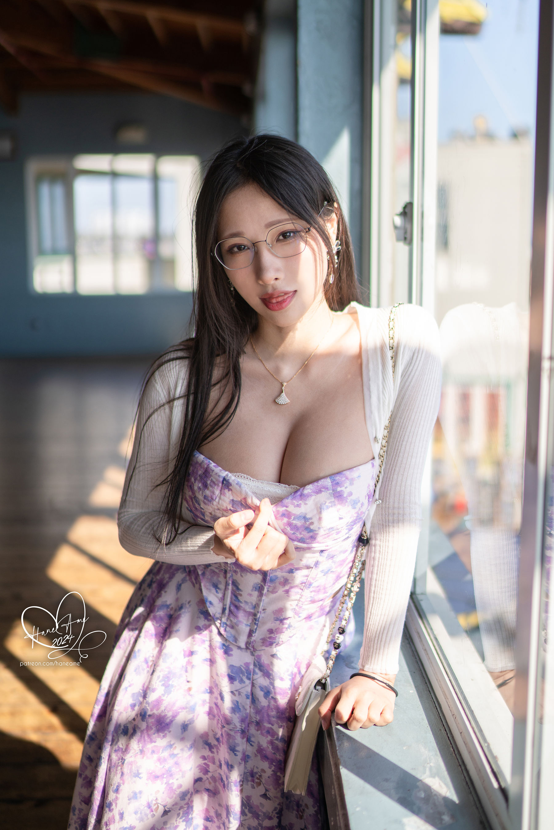 Hane Ame 雨波写真 - 眼鏡女友 夏末回忆