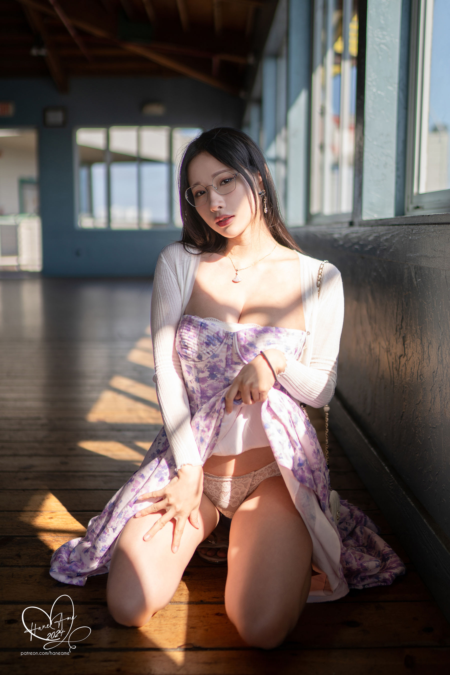Hane Ame 雨波写真 - 眼鏡女友 夏末回忆