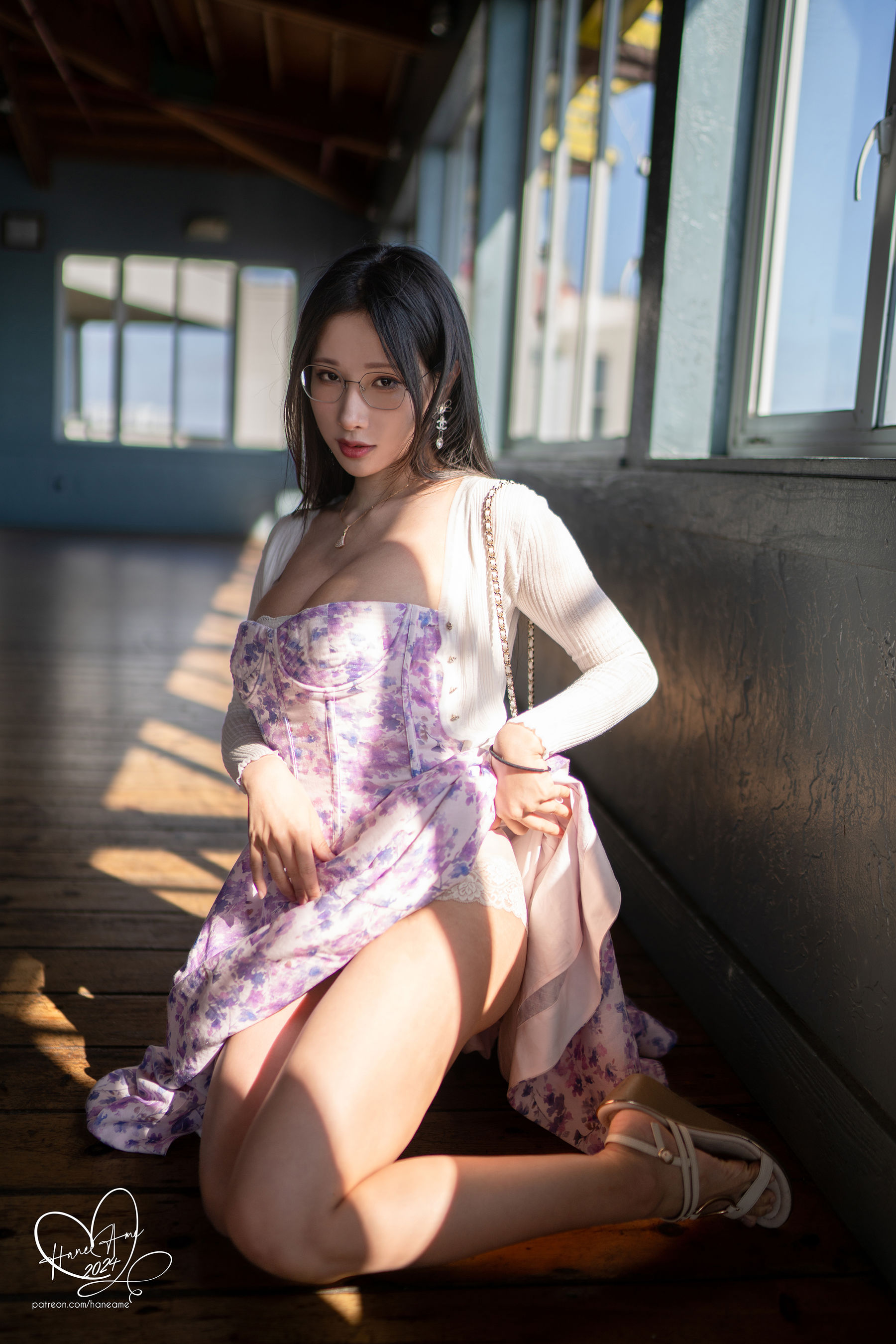 Hane Ame 雨波写真 - 眼鏡女友 夏末回忆