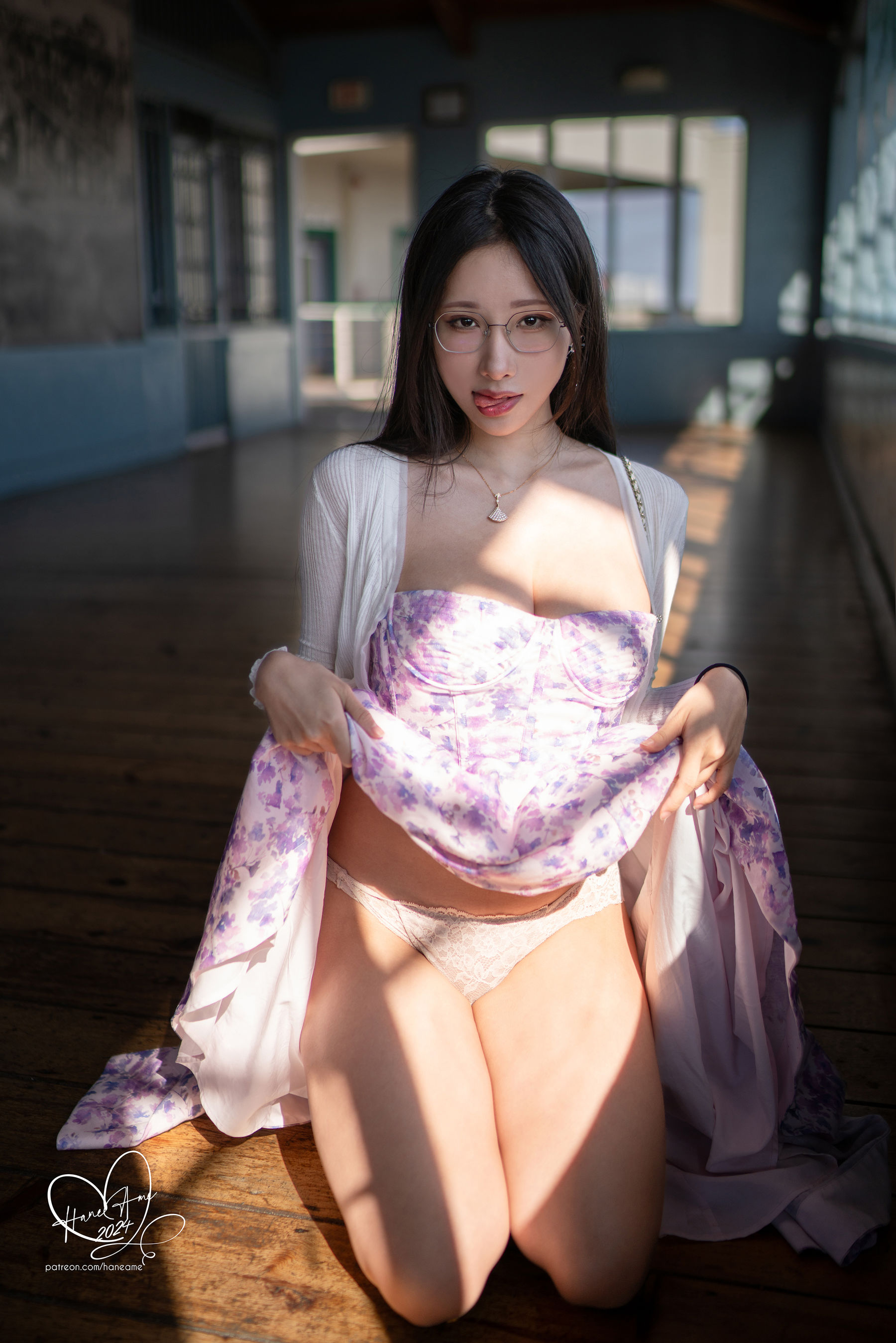 Hane Ame 雨波写真 - 眼鏡女友 夏末回忆