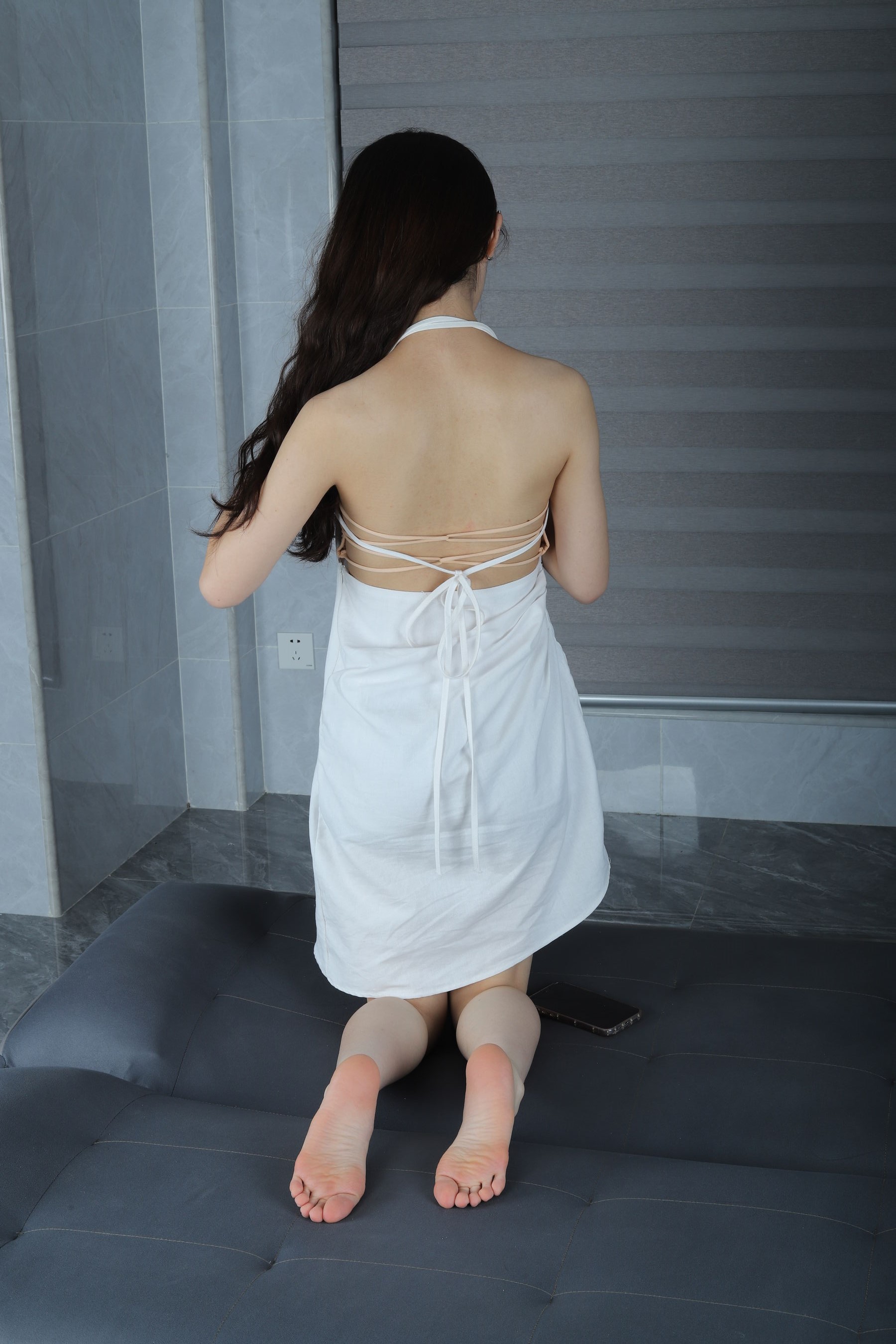 Pary摄影 No.145 超美模特 小玉 穿上大露背秀美脚