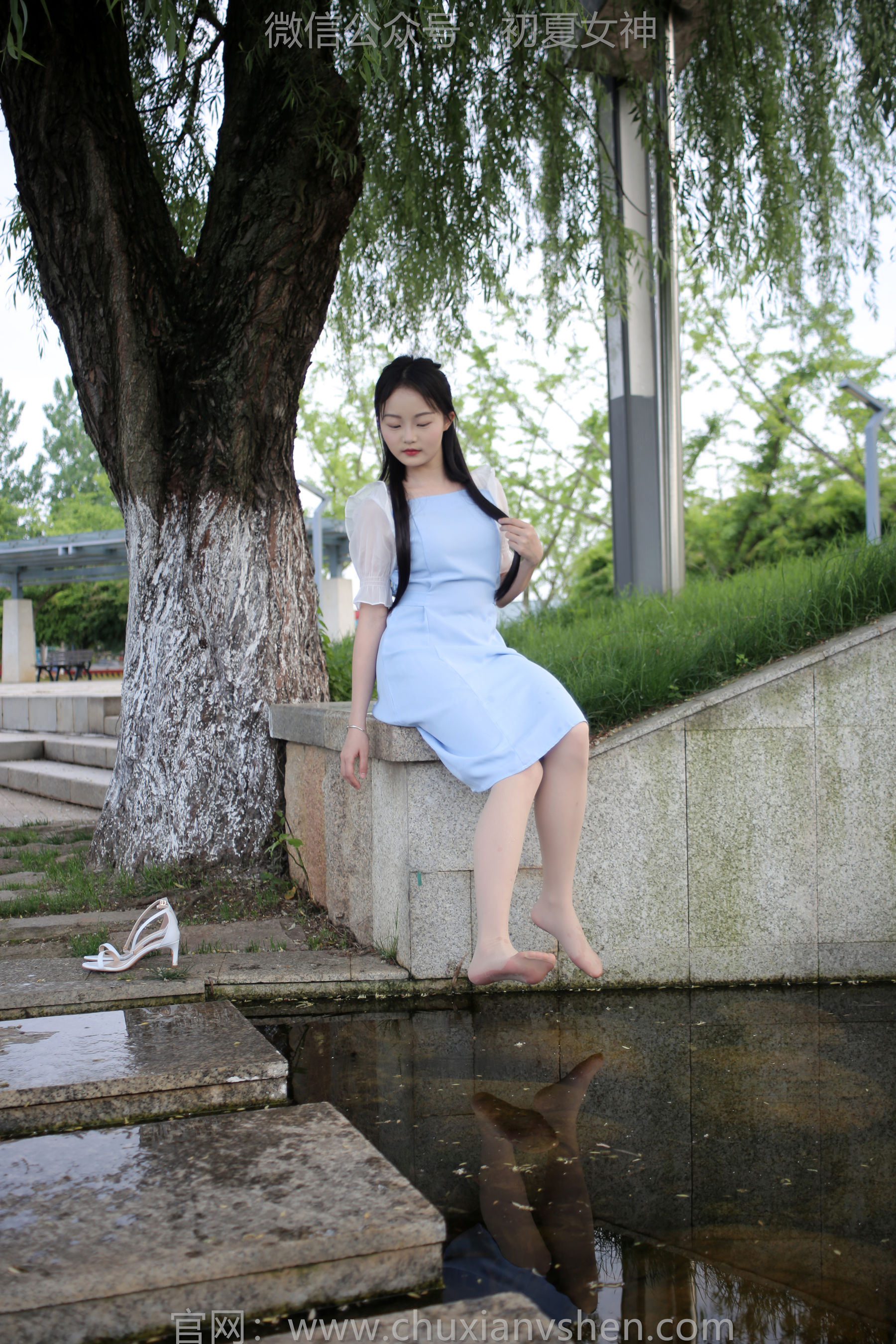 初夏女神 No.189 双双 绿树成荫