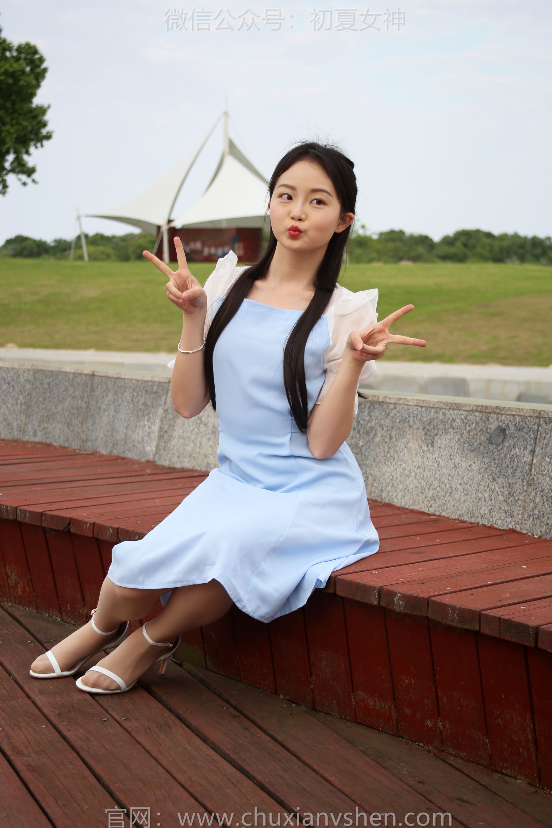 初夏女神 No.189 双双 绿树成荫