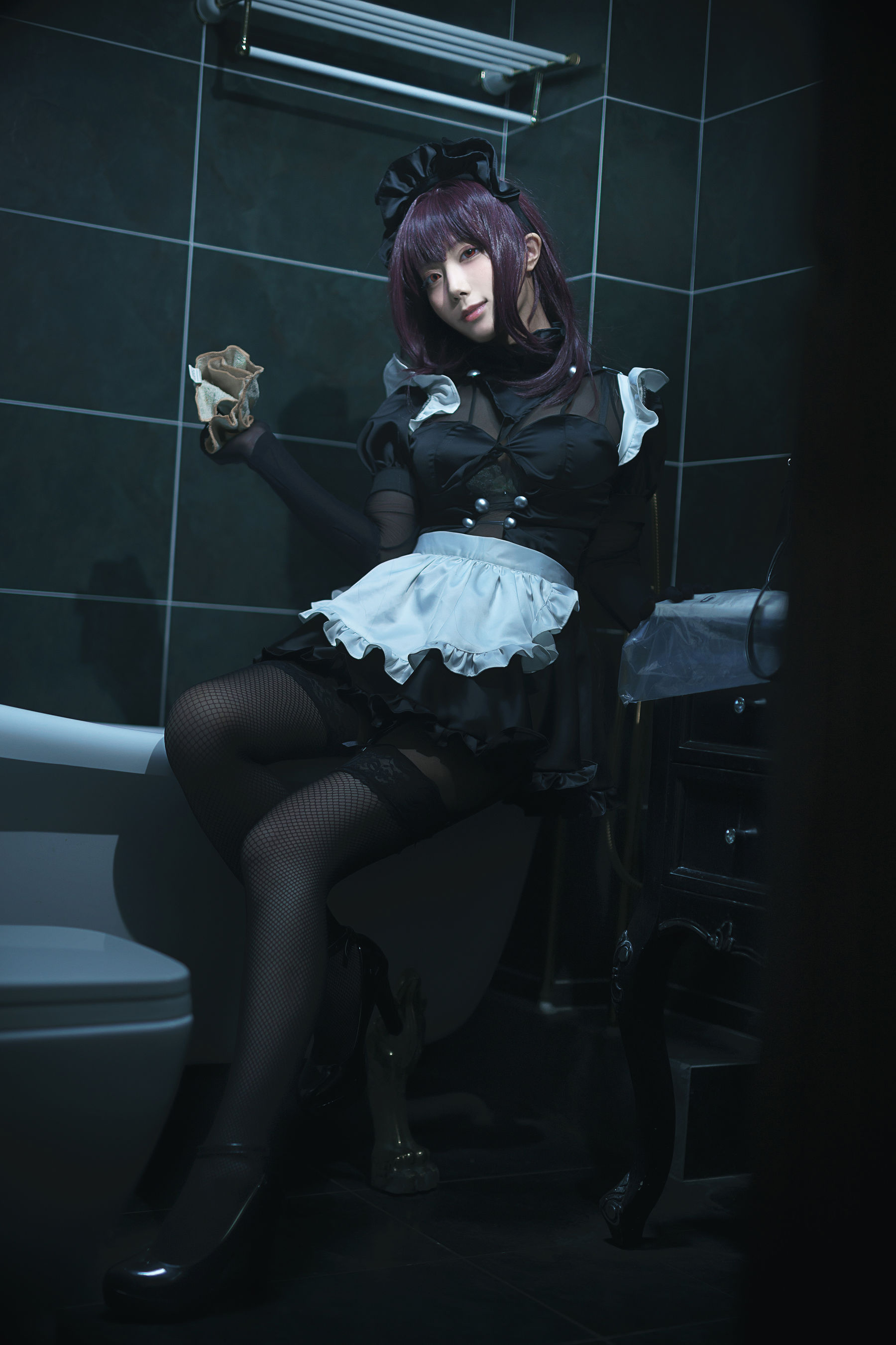 动漫博主切切celia - FGO 斯卡哈 女仆