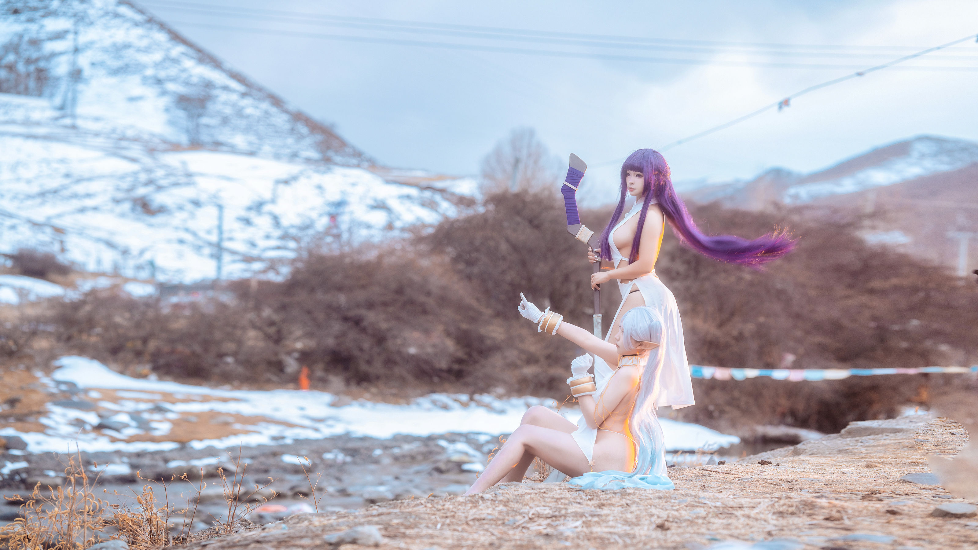 小和甜酒&橙风千雅 - 雪山 菲伦&芙莉莲