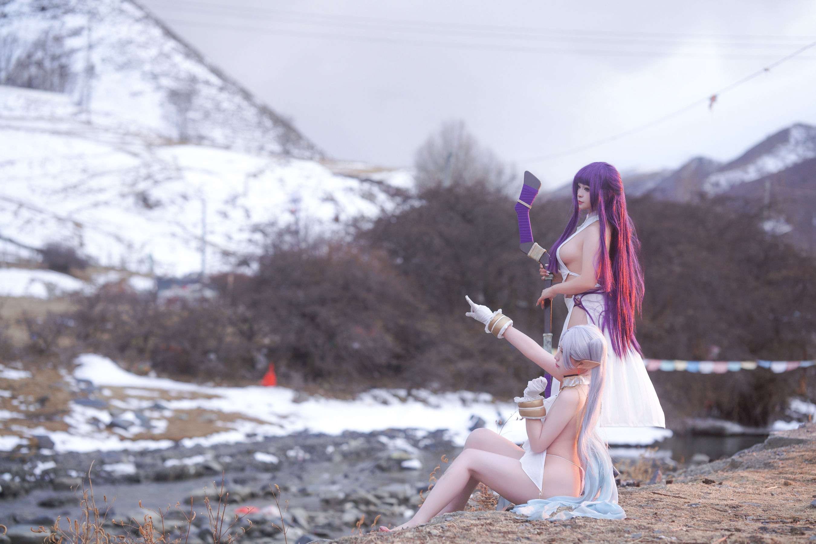 小和甜酒&橙风千雅 - 雪山 菲伦&芙莉莲