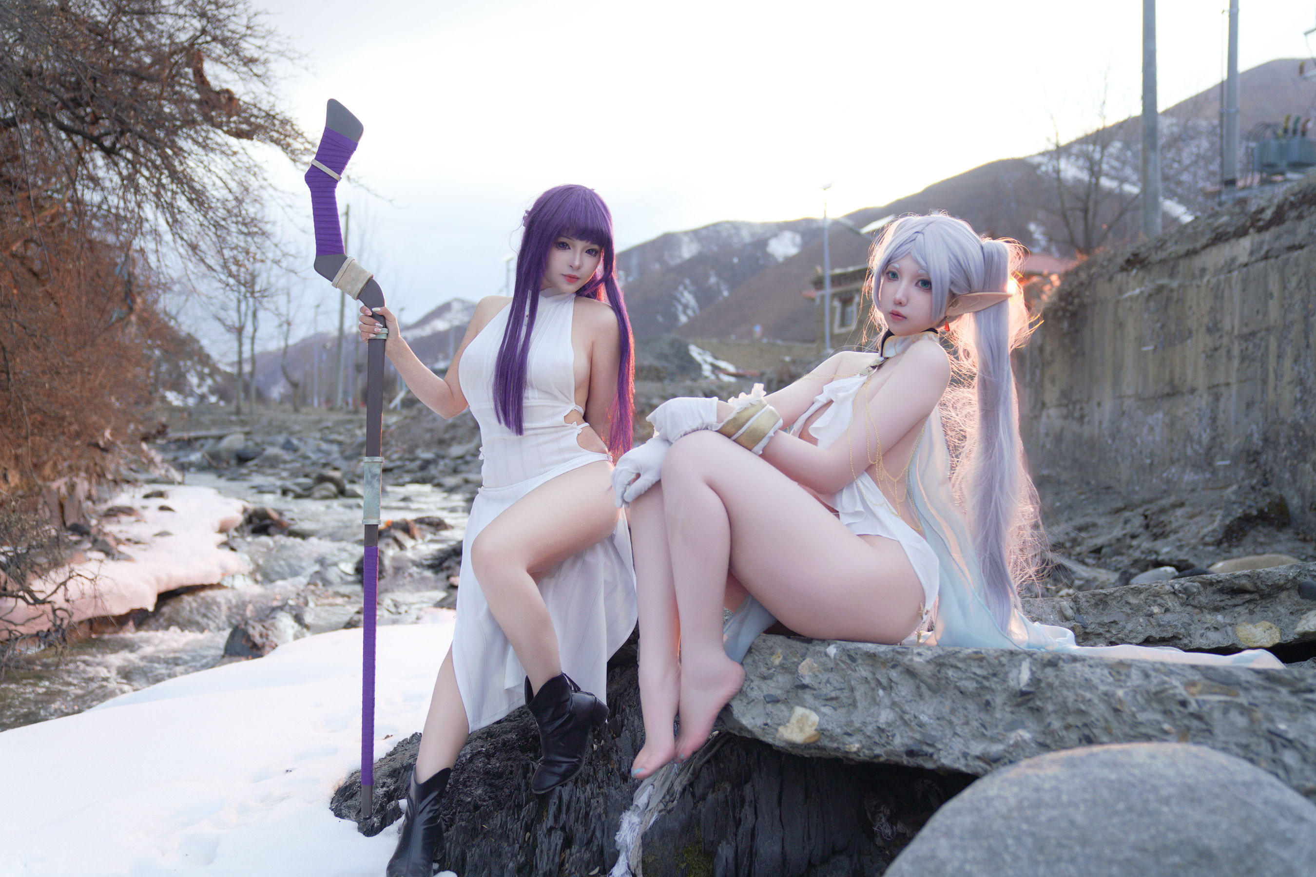小和甜酒&橙风千雅 - 雪山 菲伦&芙莉莲
