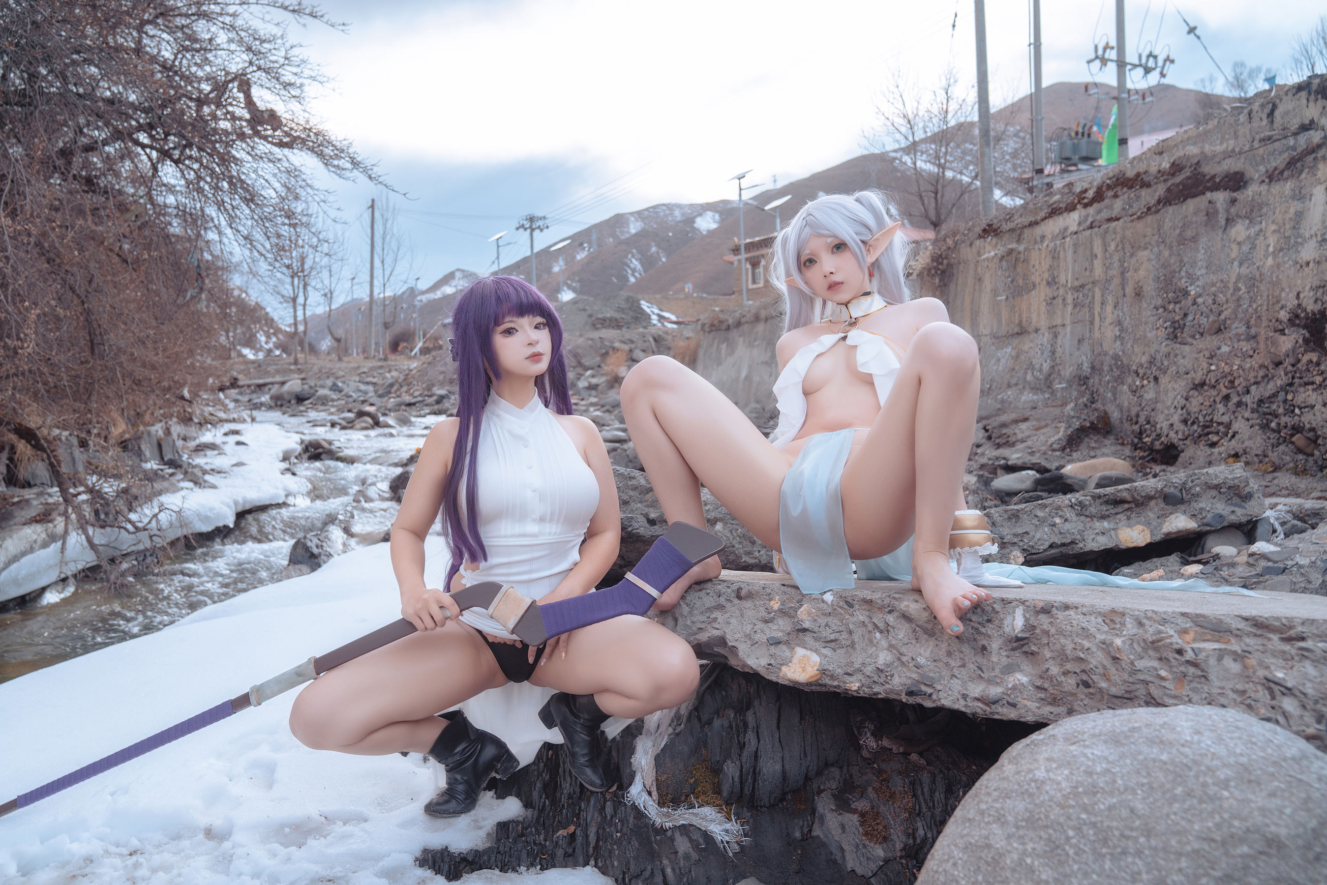 小和甜酒&橙风千雅 - 雪山 菲伦&芙莉莲