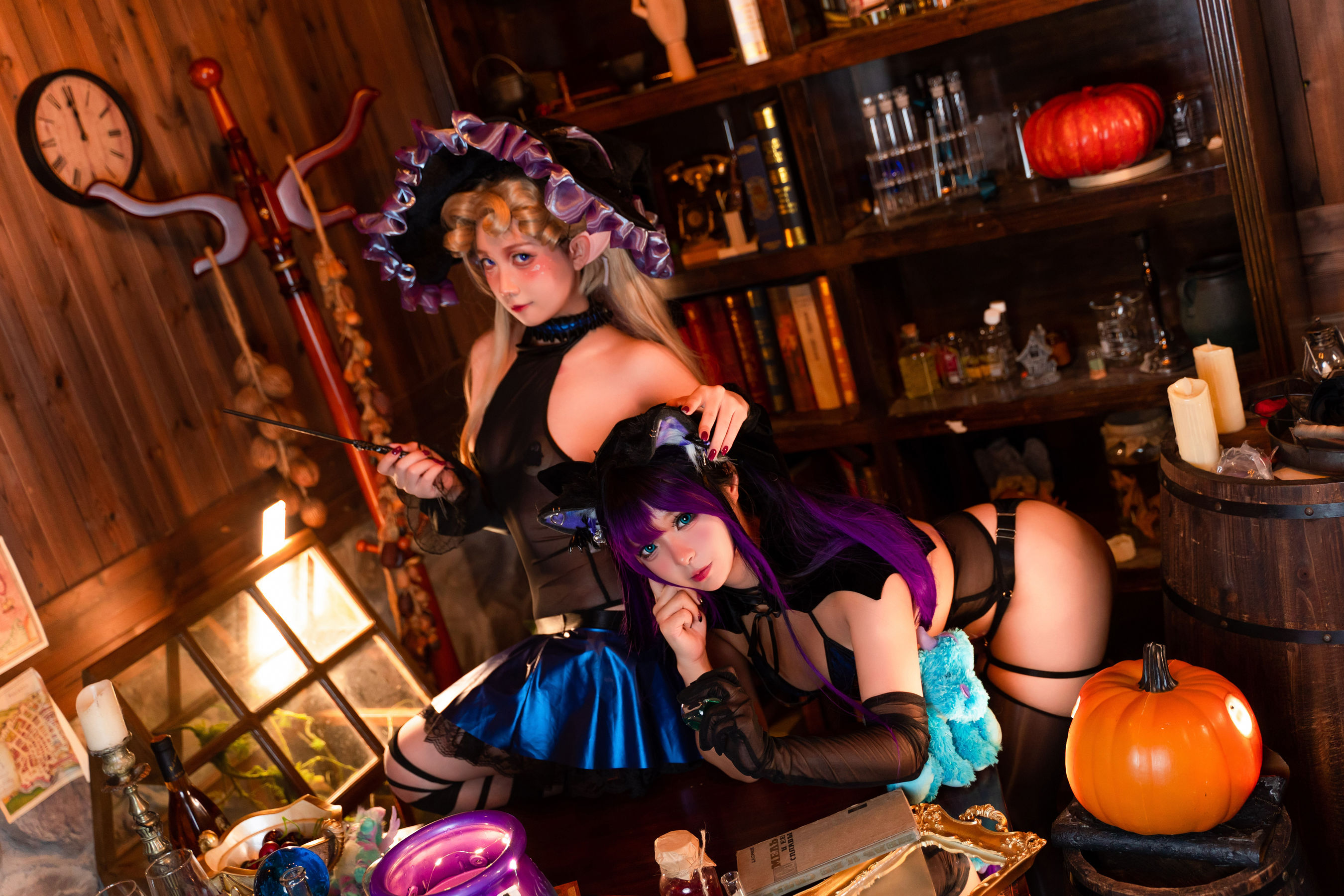 小和甜酒&橙风千雅 - 魔女猫咪