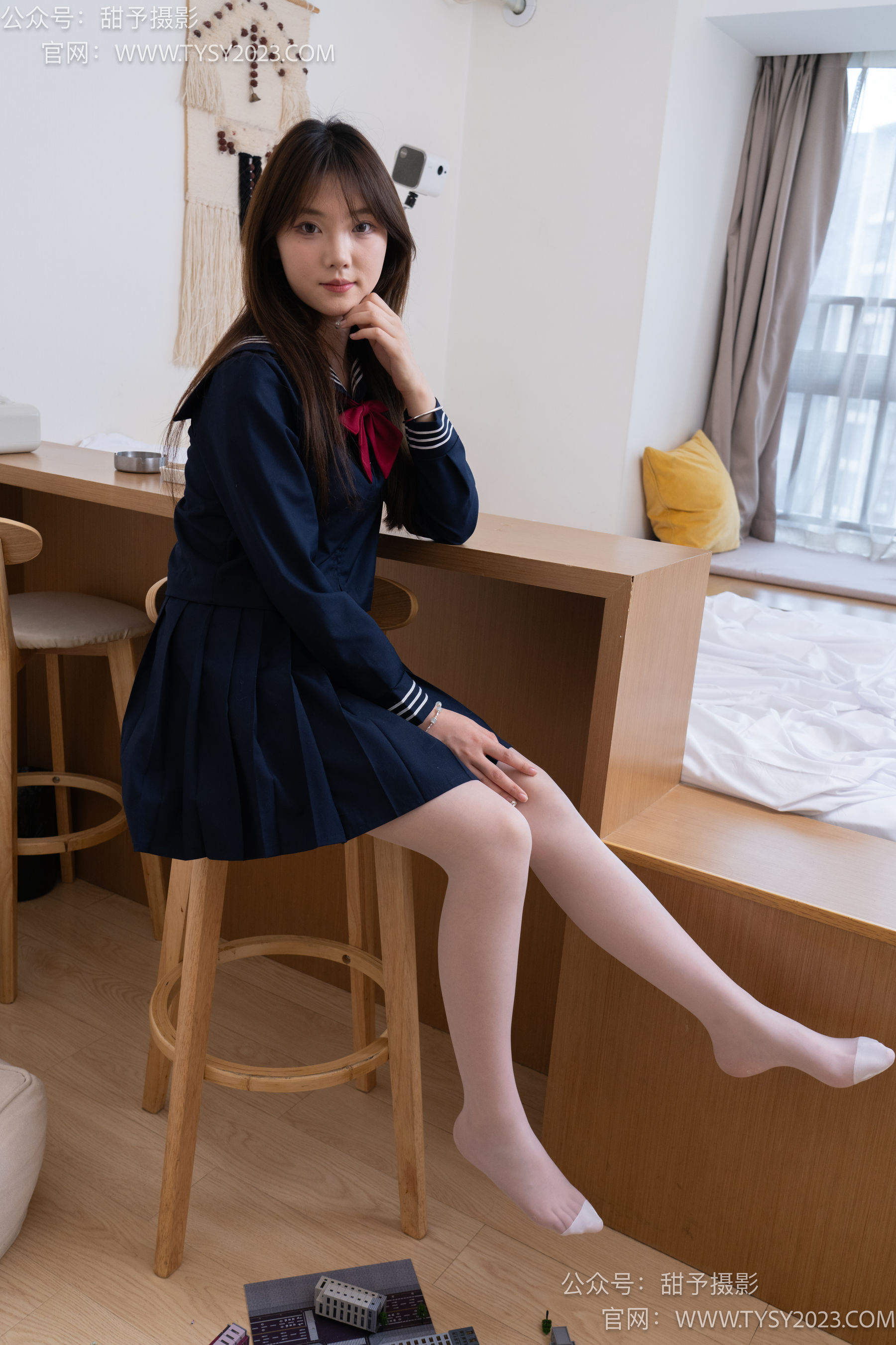 甜予摄影 No.047 璇璇 -jk制服、皮鞋、白丝、小人国剧情、VR