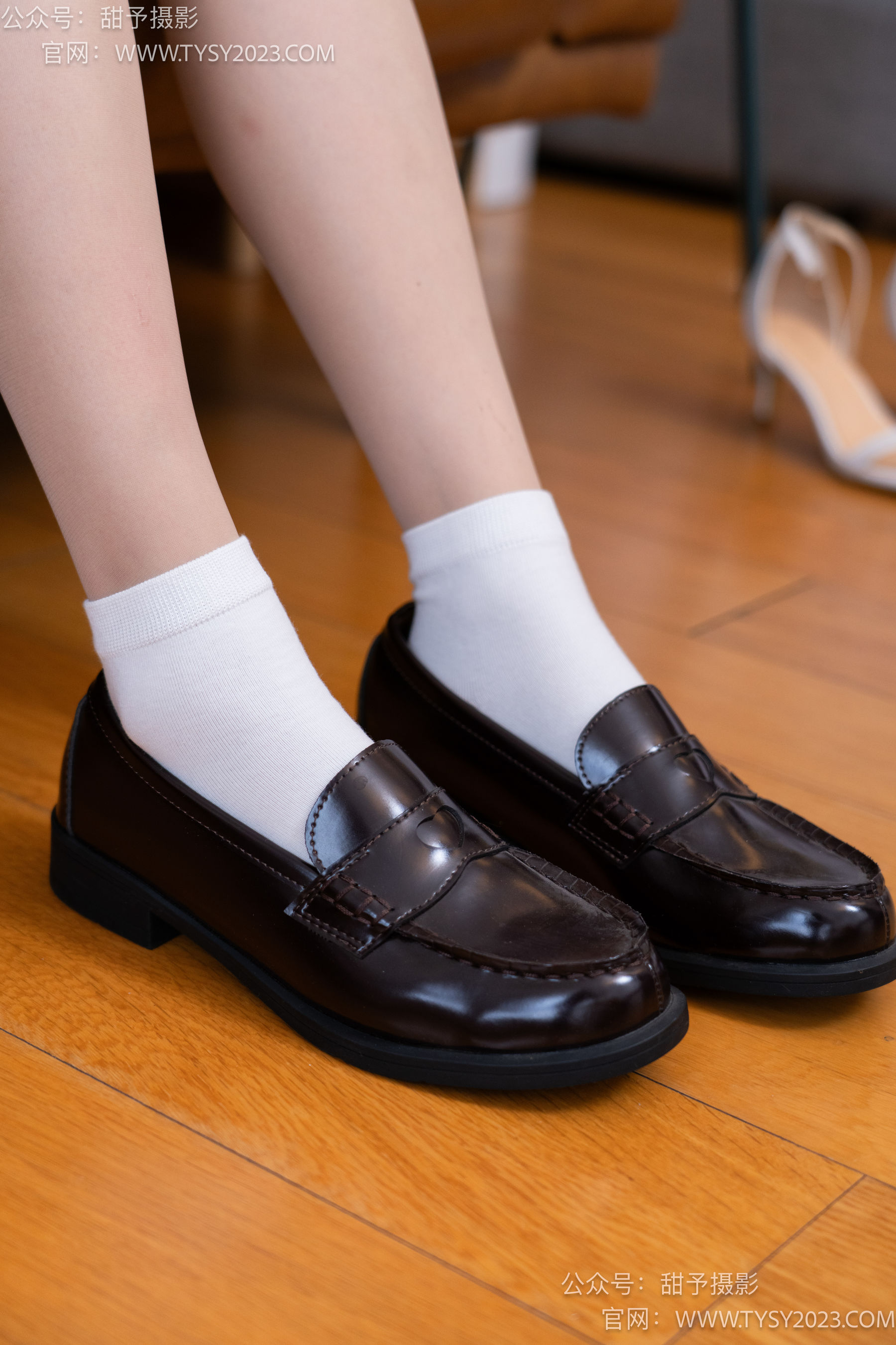 甜予摄影 No.048 澜澜 -皮鞋、凉鞋、白棉袜、黑棉袜、肉丝