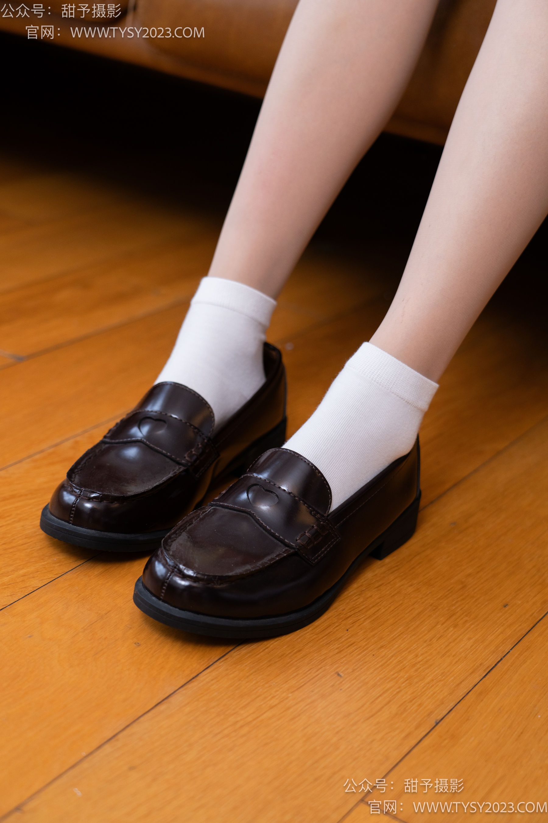 甜予摄影 No.048 澜澜 -皮鞋、凉鞋、白棉袜、黑棉袜、肉丝