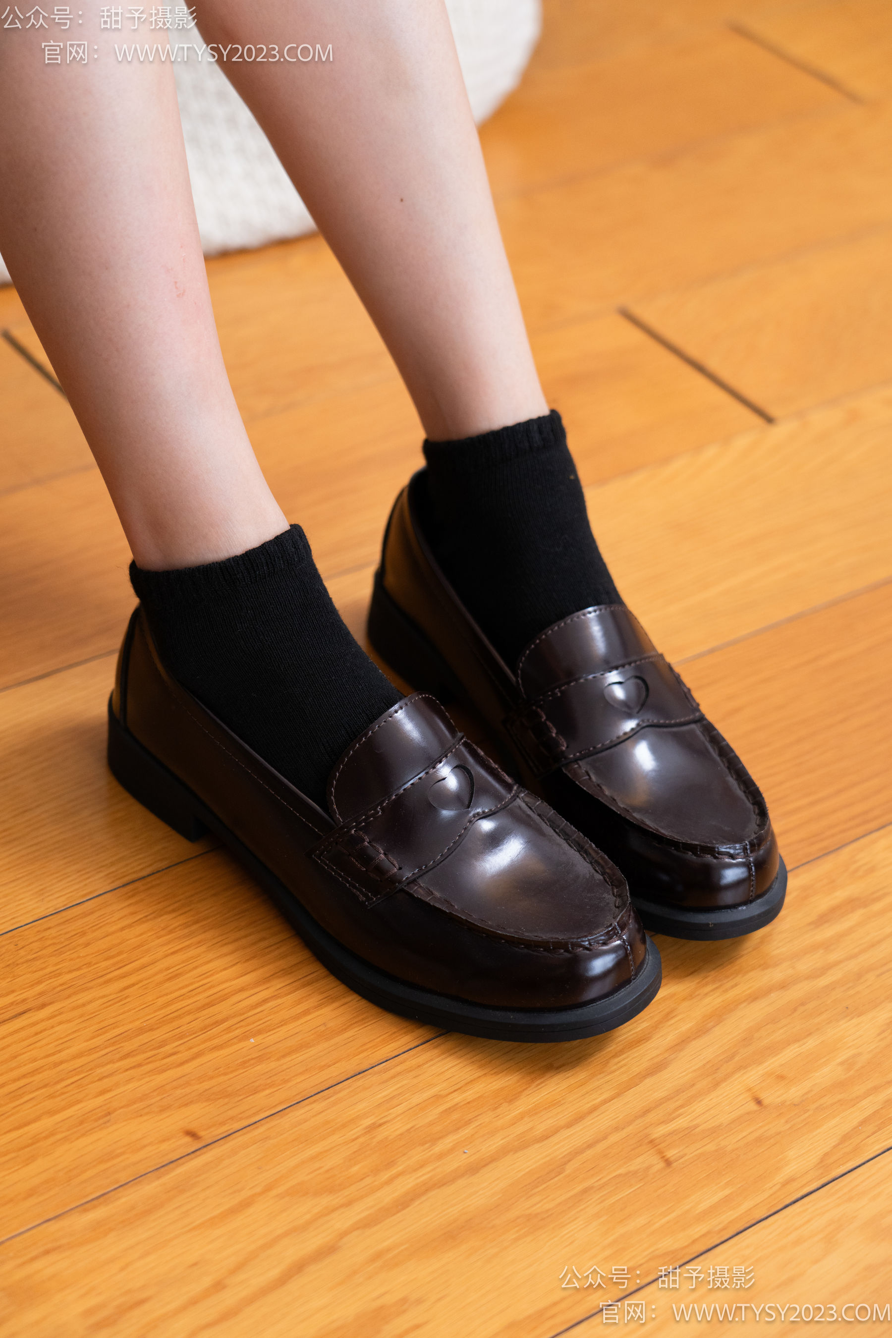 甜予摄影 No.048 澜澜 -皮鞋、凉鞋、白棉袜、黑棉袜、肉丝