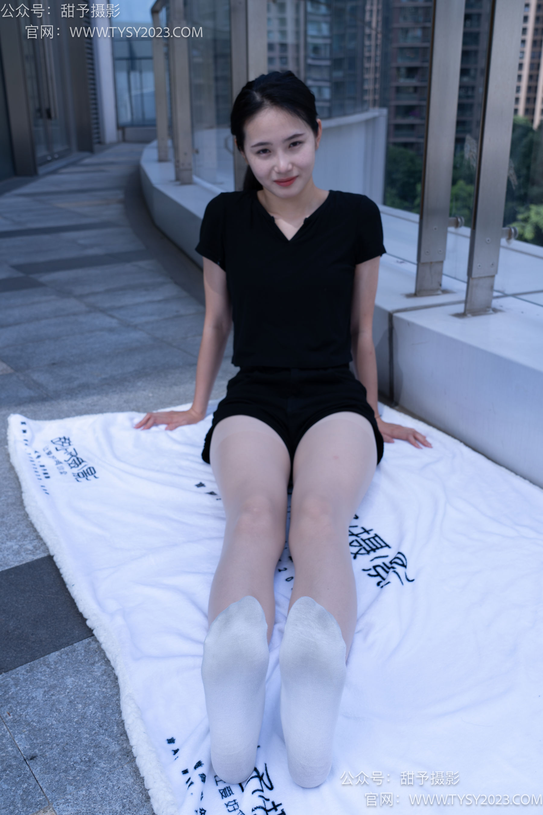 甜予摄影 No.052 思思 -板鞋、白棉袜、肉丝