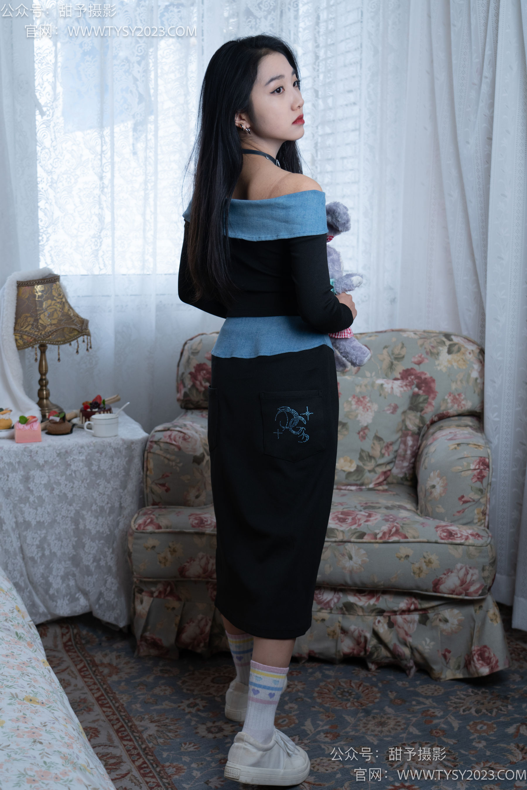 甜予摄影 No.055 筱筱 -板鞋、白棉袜、裸足