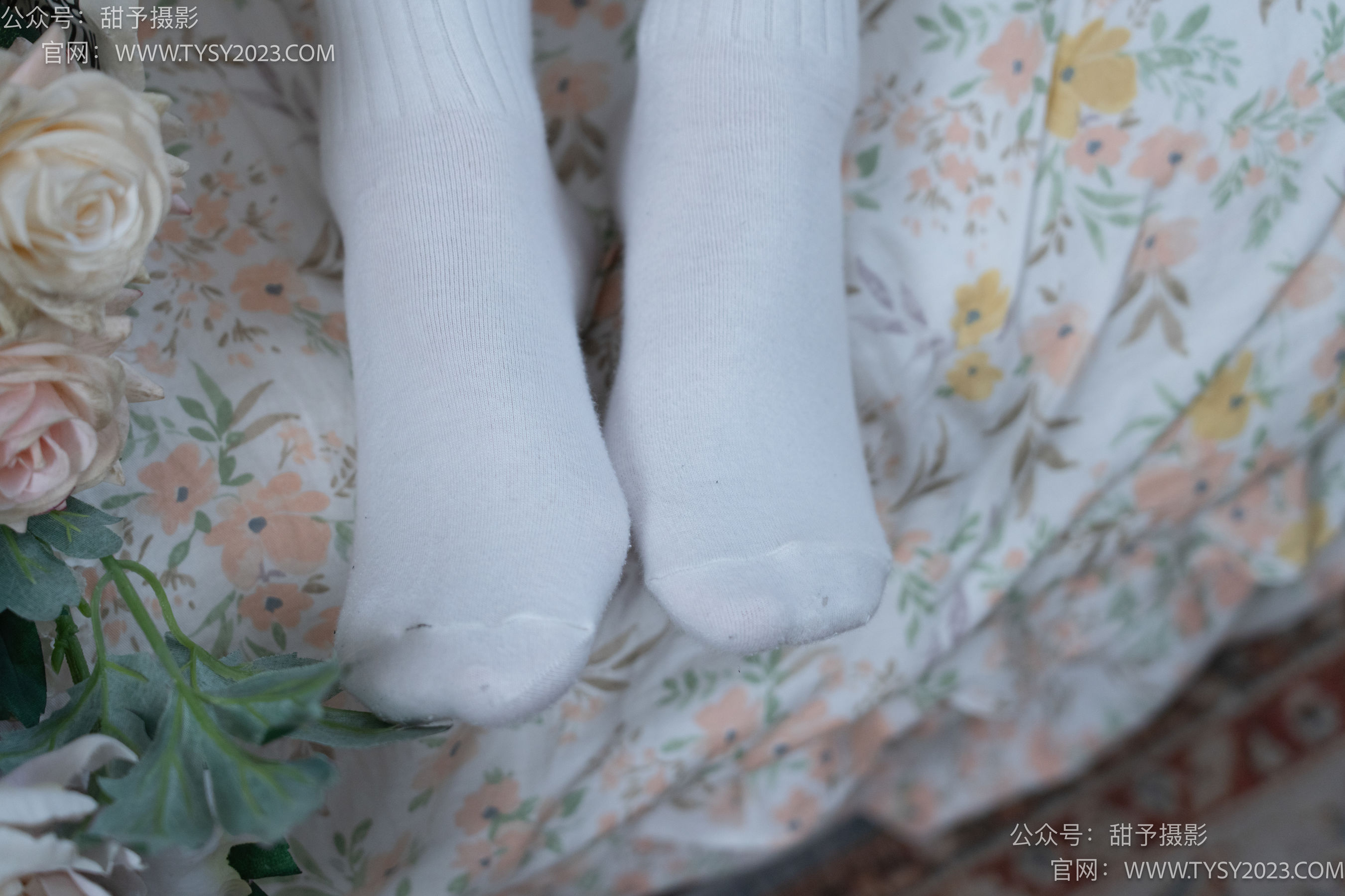 甜予摄影 No.055 筱筱 -板鞋、白棉袜、裸足