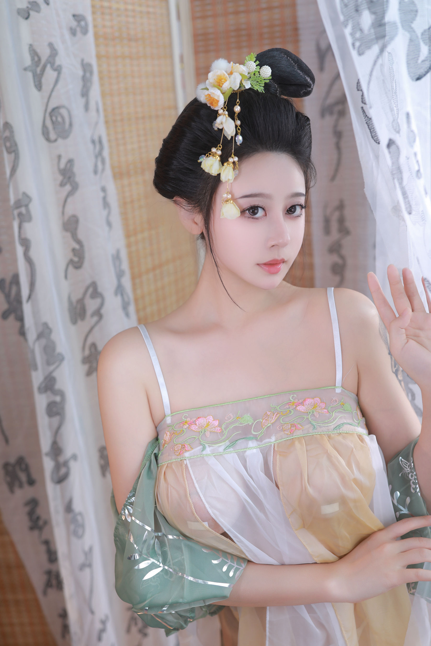 萌妹 奈汐酱nice - 古风青纱曦