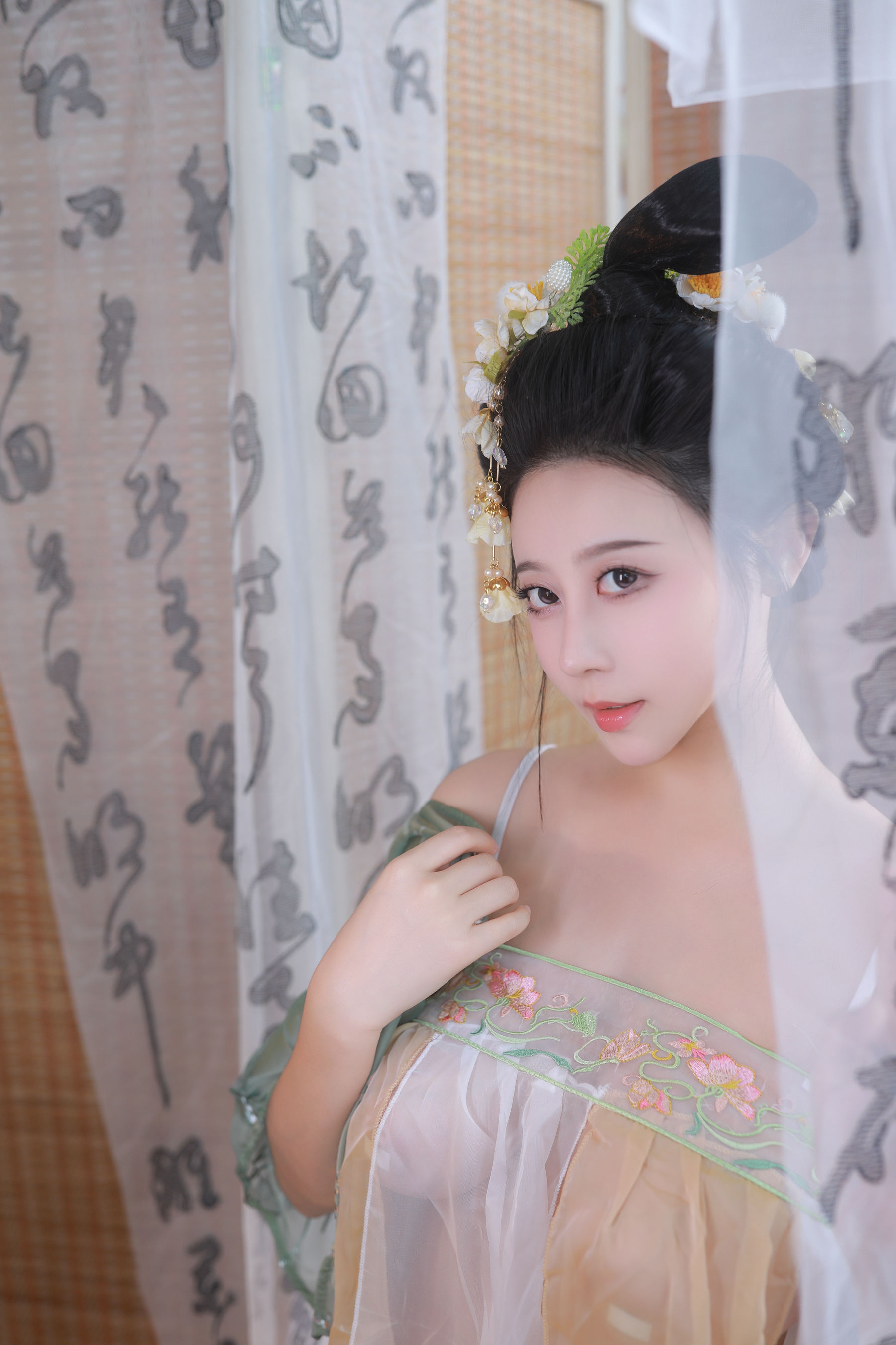 萌妹 奈汐酱nice - 古风青纱曦