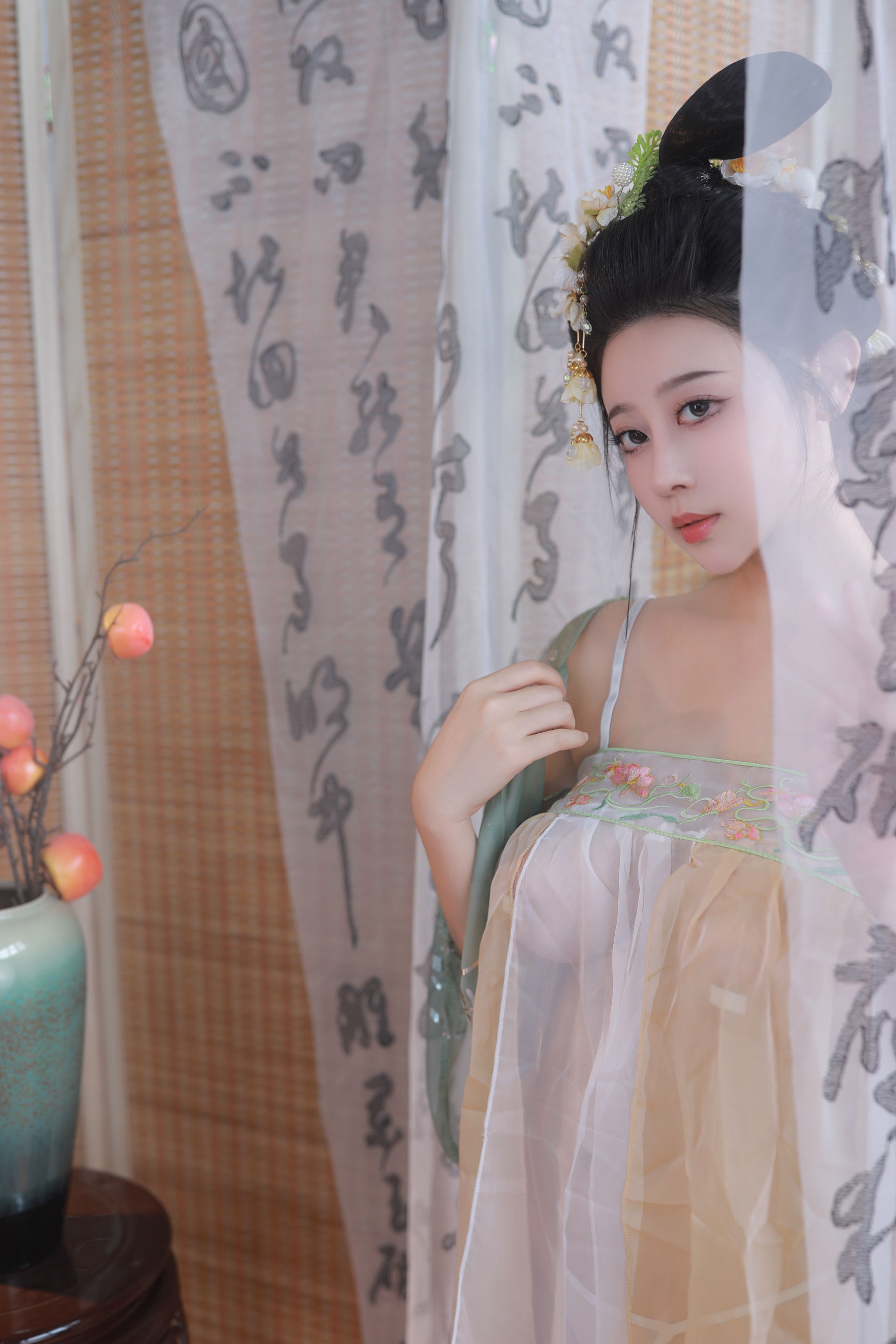 萌妹 奈汐酱nice - 古风青纱曦