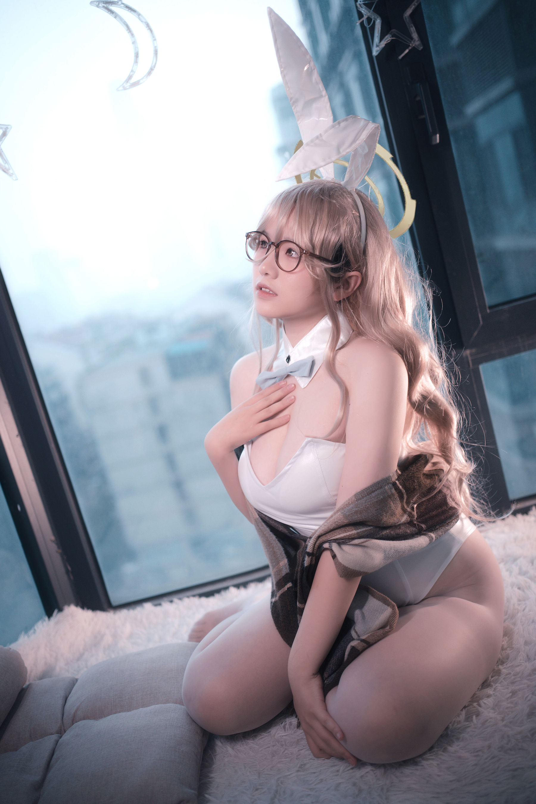 阿半今天很开心 - 蔚蓝档案 室笠茜 兔女郎