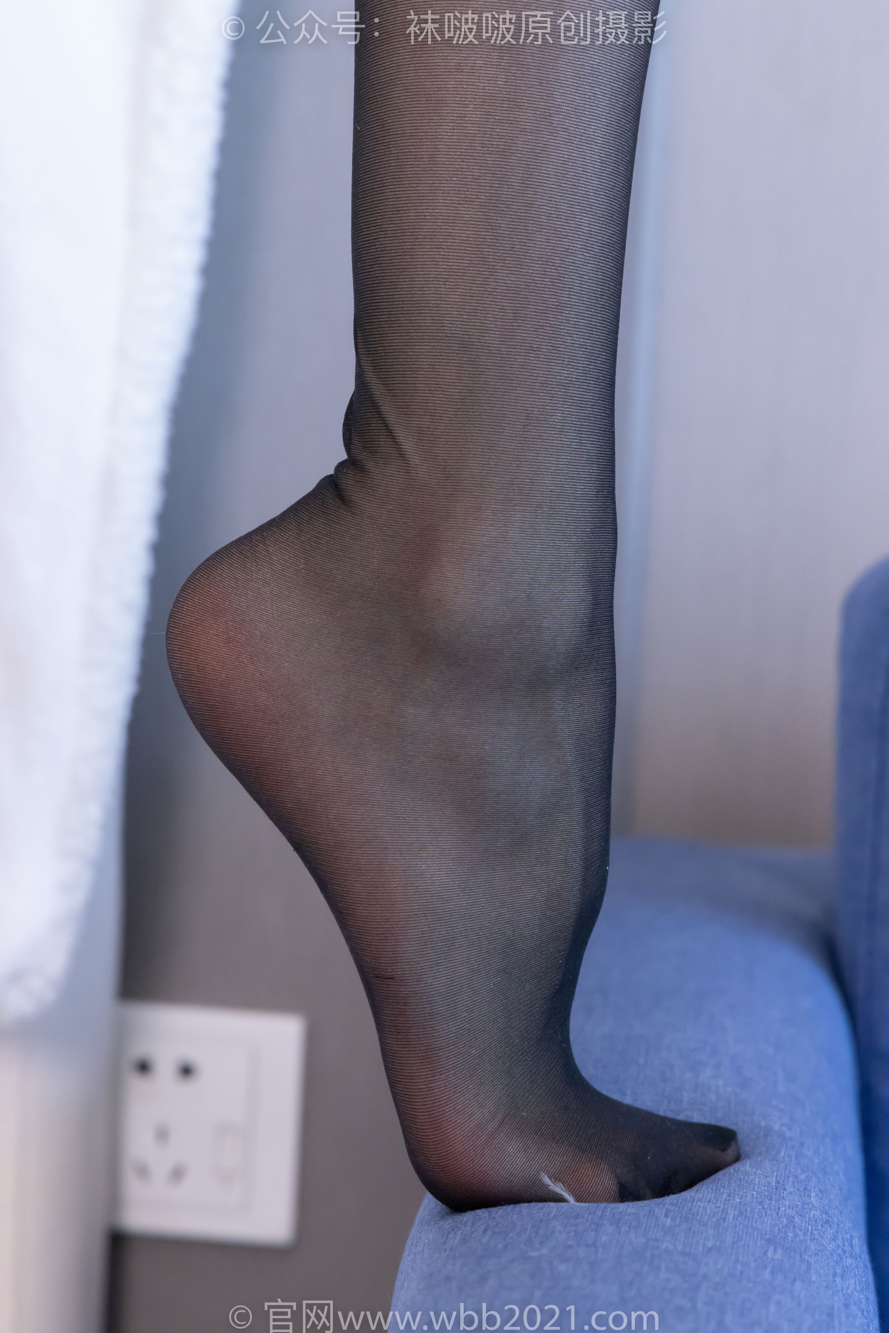 BoBoSocks袜啵啵 No.412 稚予 -透明高跟鞋、黑丝、裸足、裸足