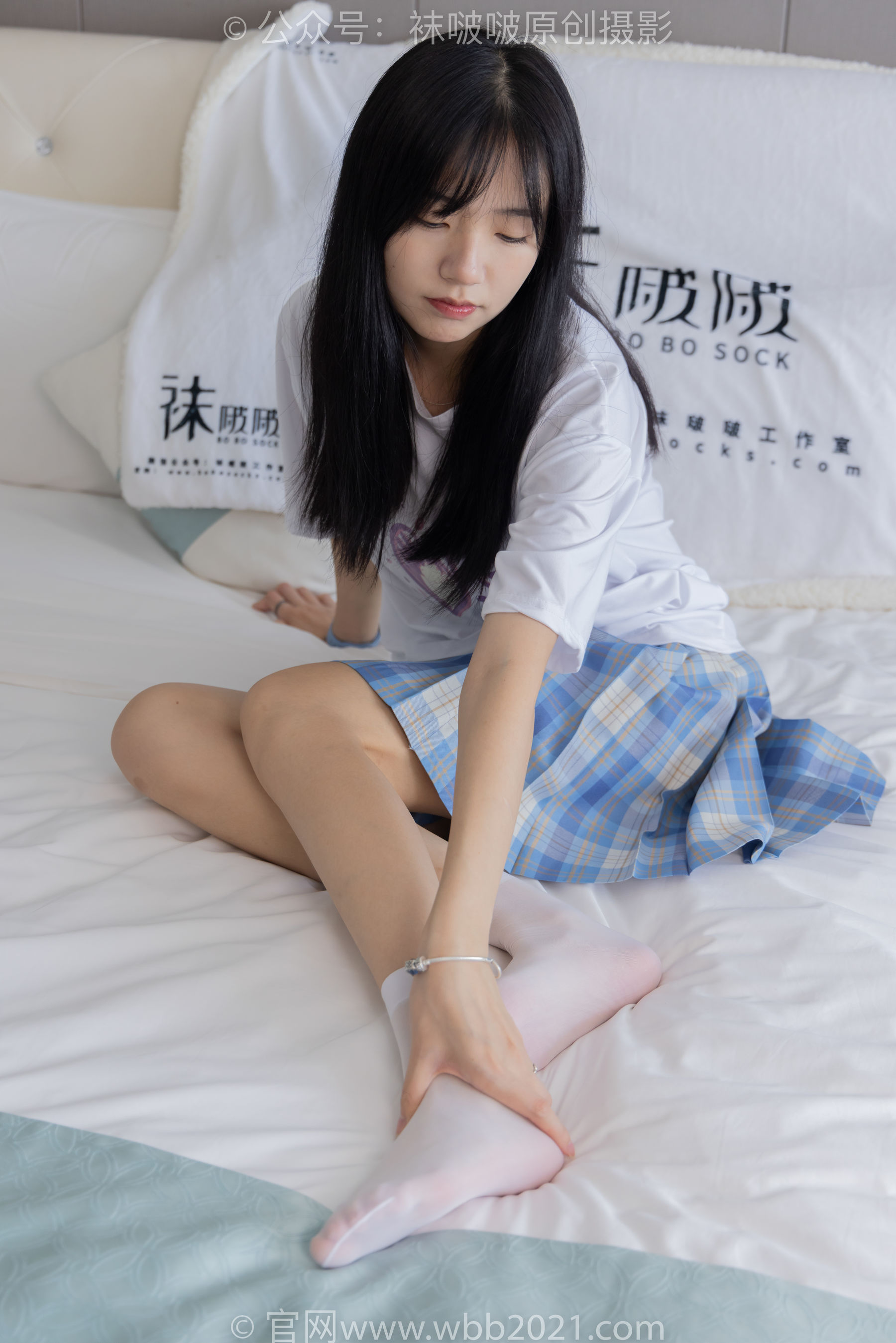 BoBoSocks袜啵啵 No.414 小甜豆 -板鞋、帆布鞋、短白丝、船袜