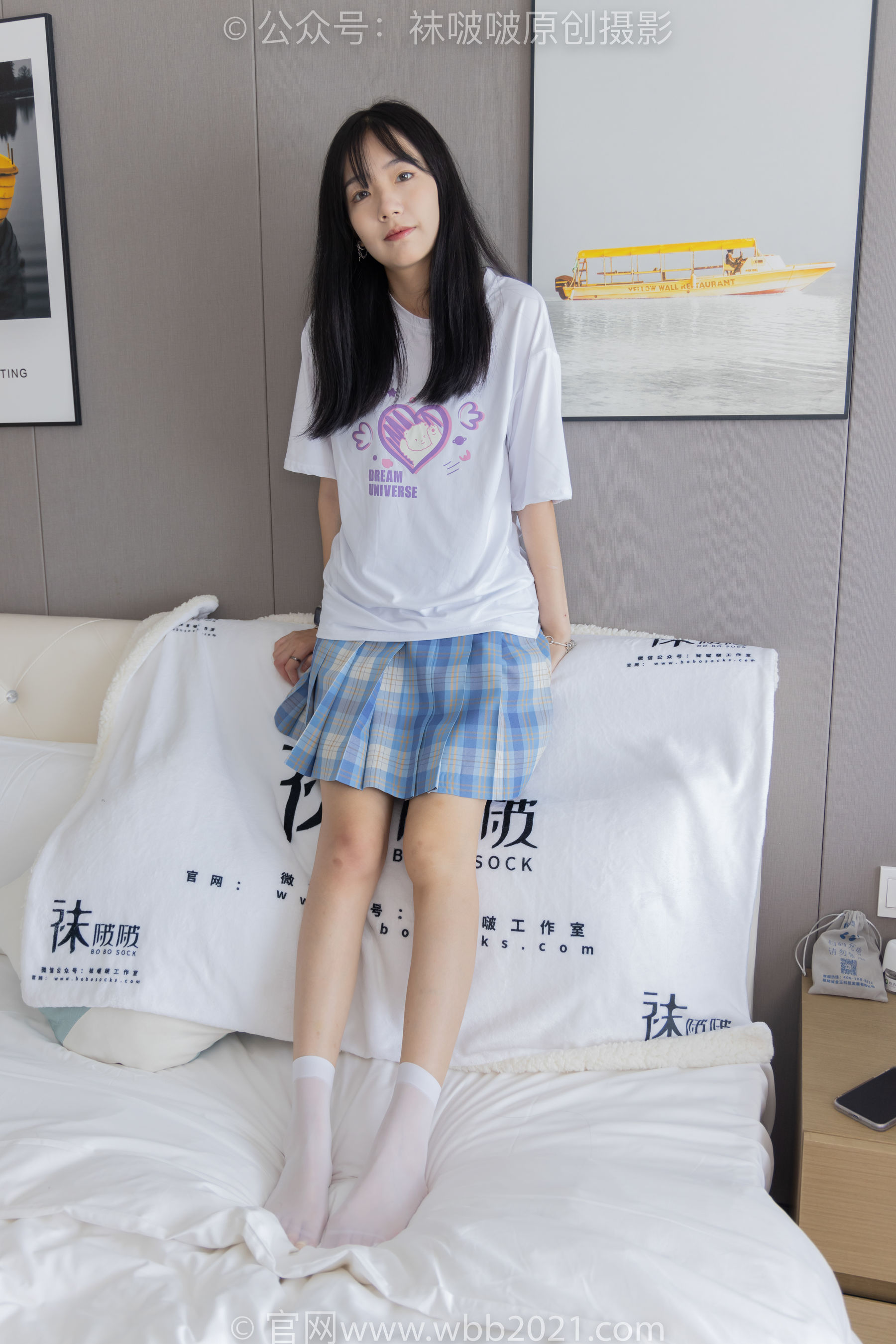 BoBoSocks袜啵啵 No.414 小甜豆 -板鞋、帆布鞋、短白丝、船袜